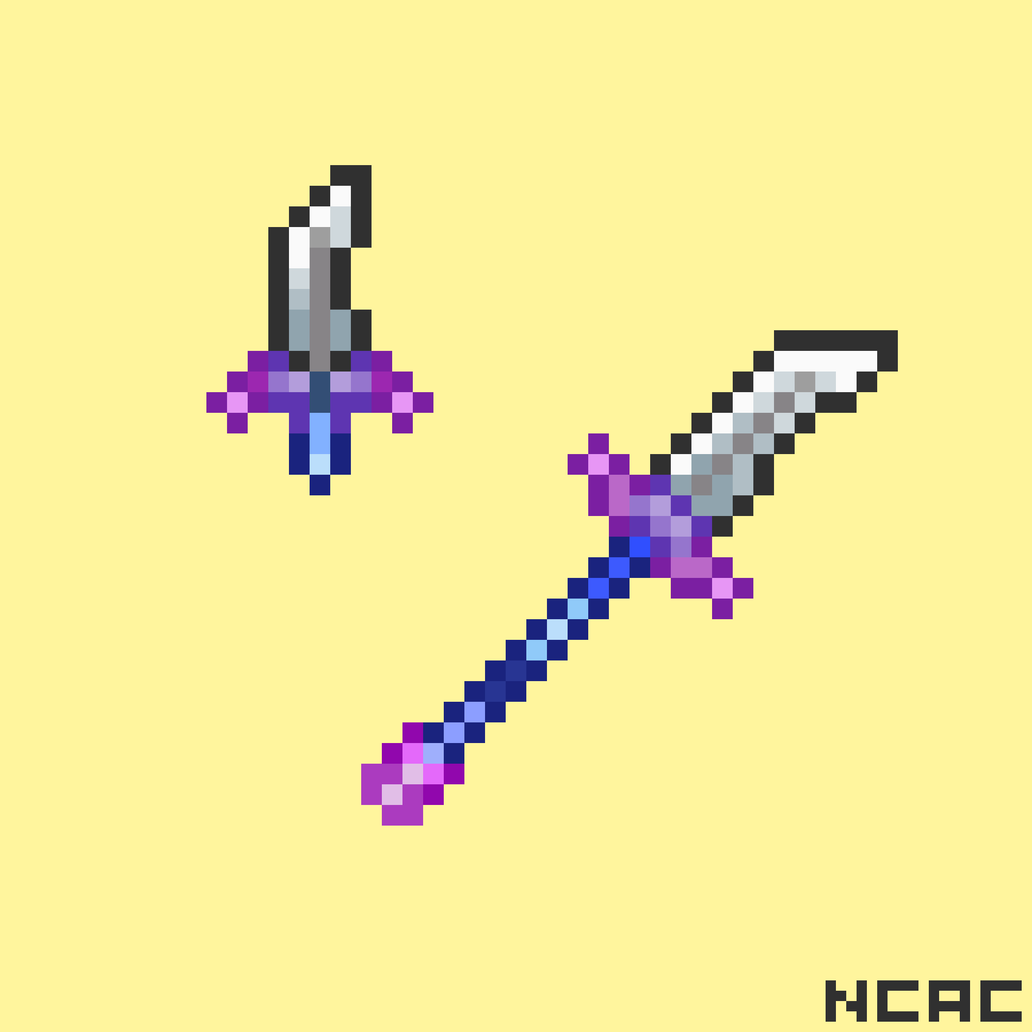Day 2 of attempting to retexture every weapon in Terraria Blade Staff