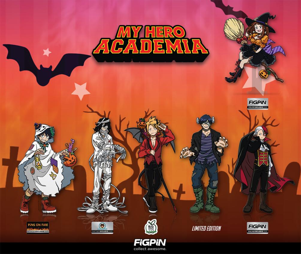 Halloween My Hero Academia pins next wednesday! r/figpin