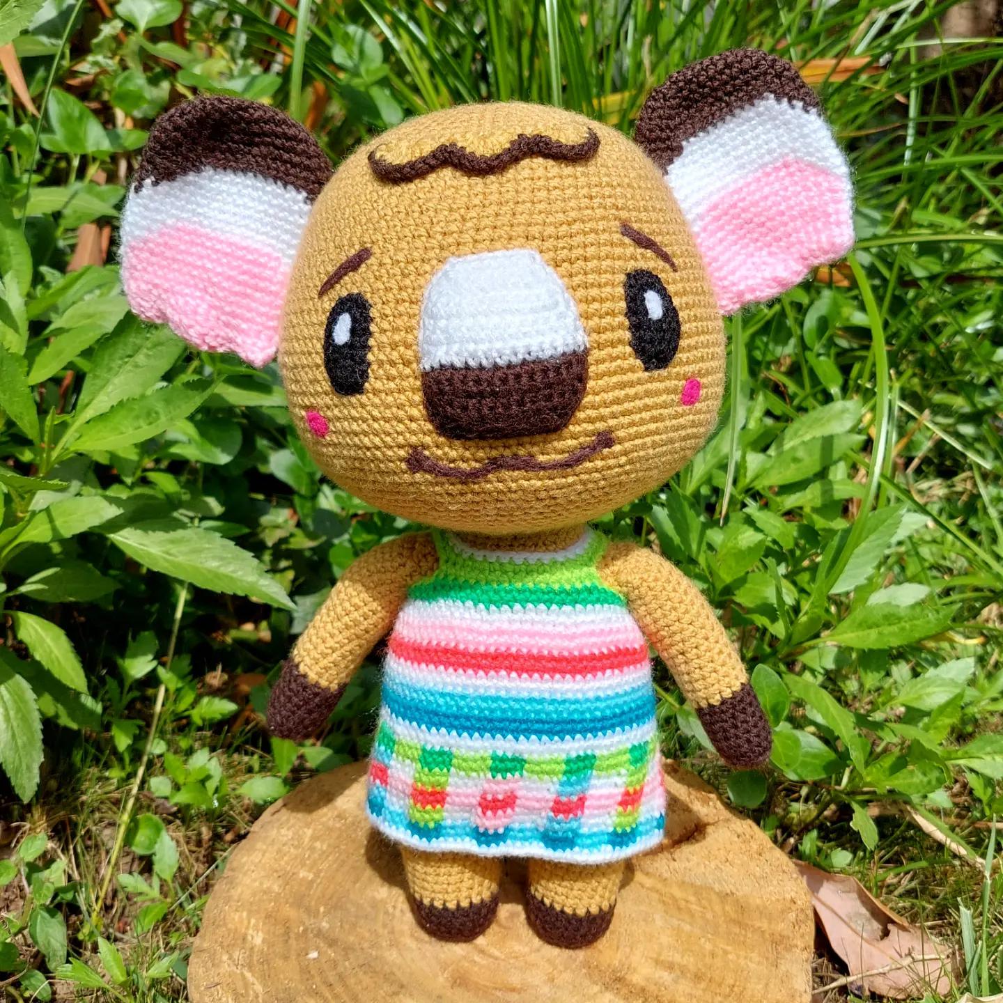 I crocheted Melba from ACNH 💕 r/crochet