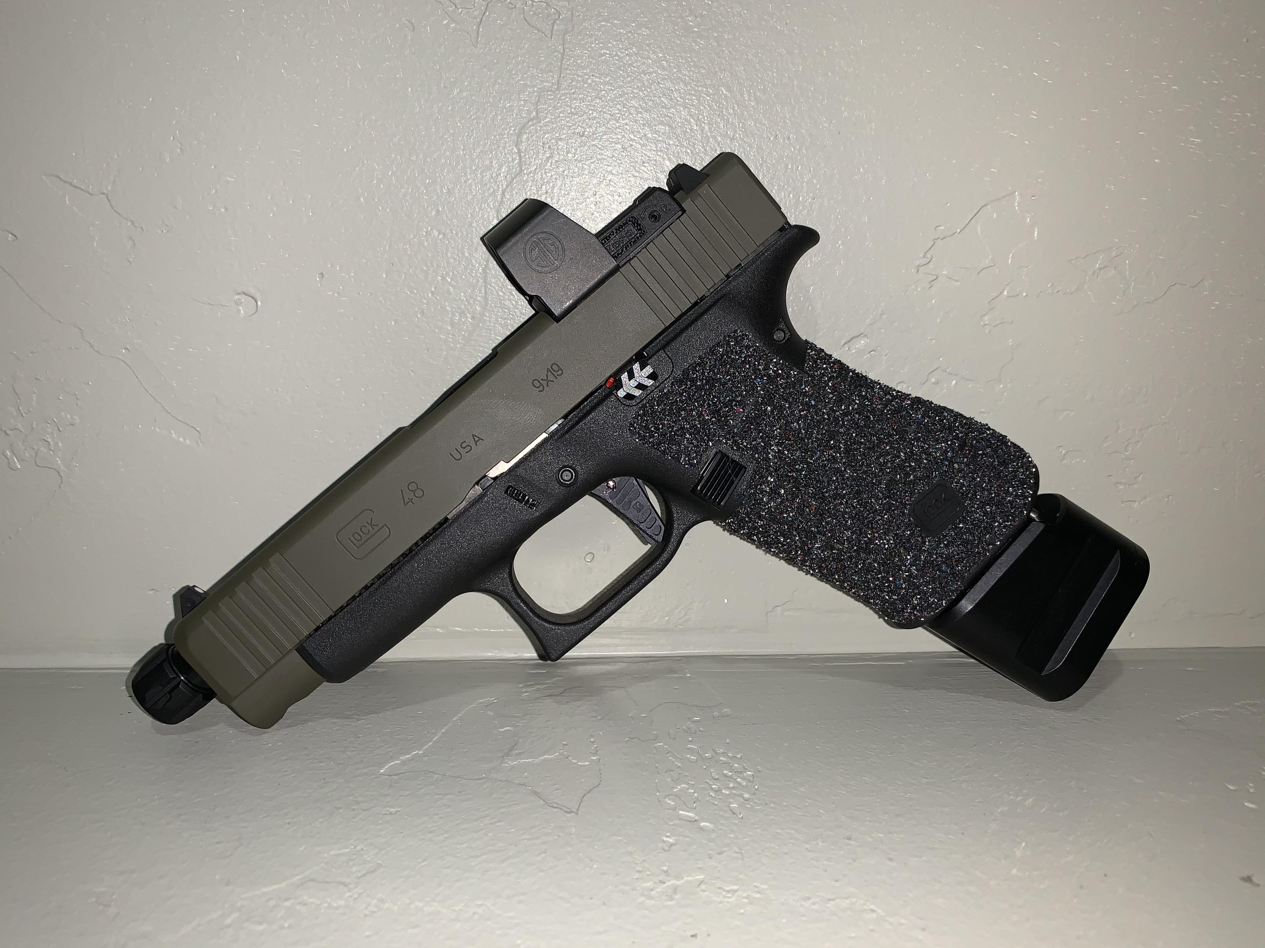 Glock 48 with Sig Sauer Romeo Zero with metal hood. r/Glocks