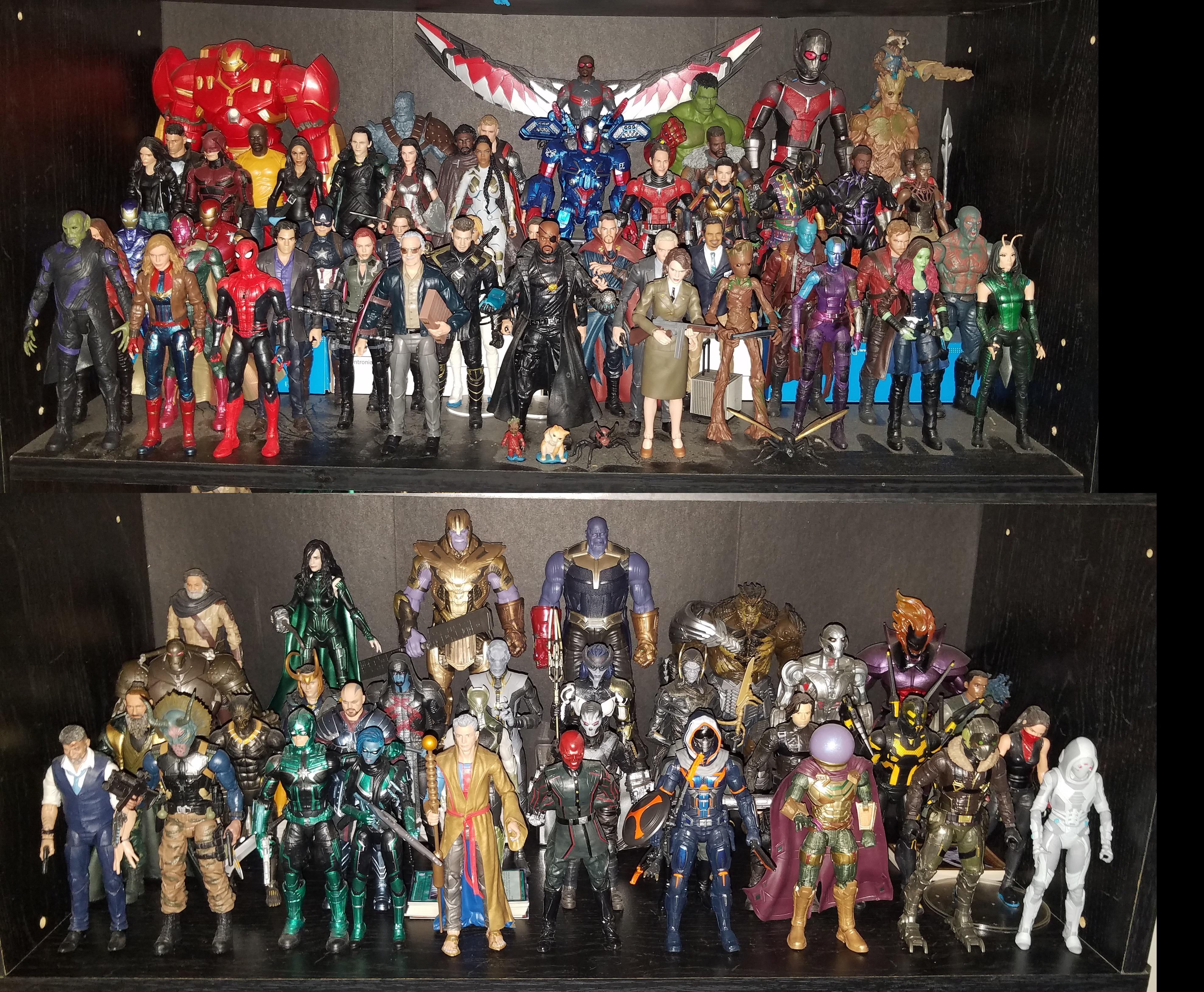 Erland's Marvel Legends MCU Collection (Ignore the dust on the Good