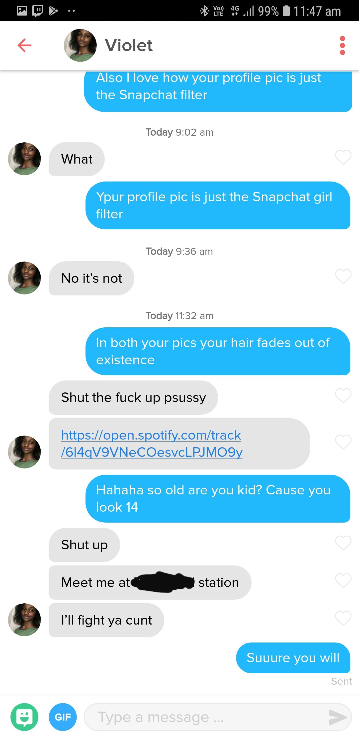 To catfish with Snapchat filter r/therewasanattempt