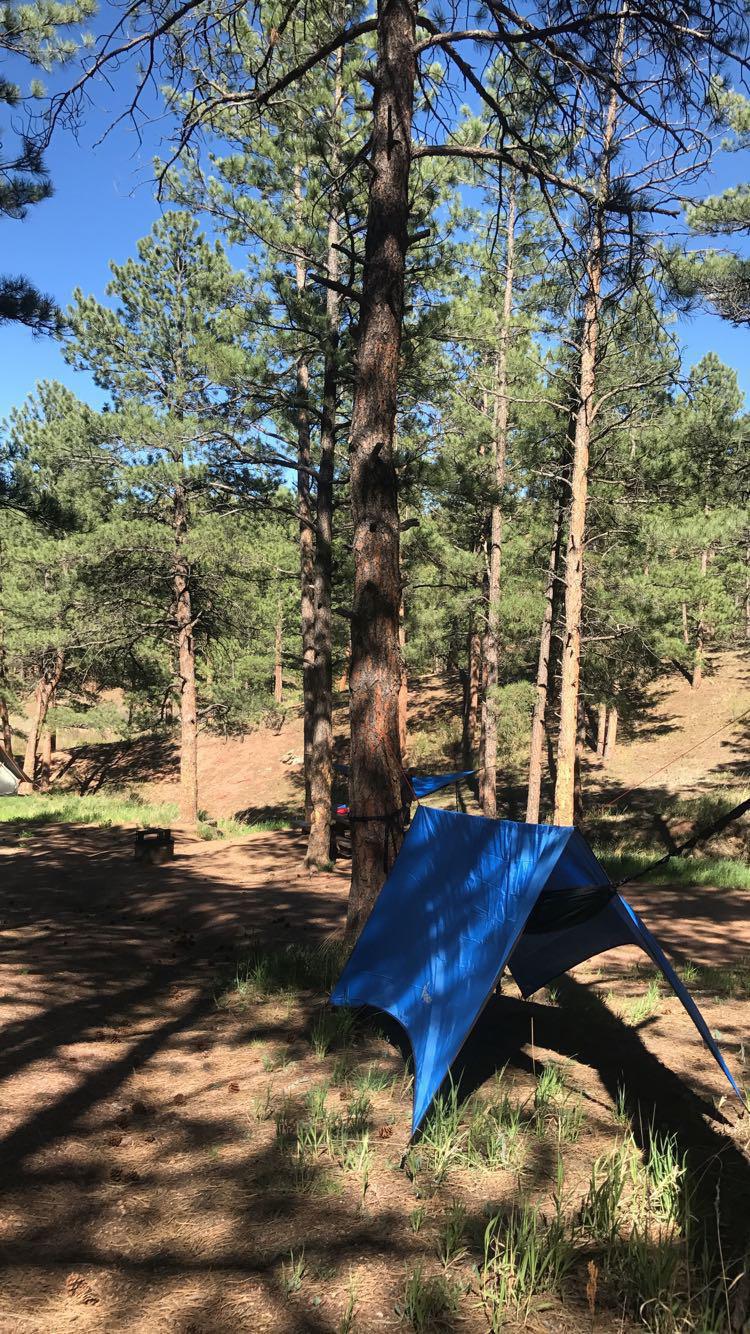 A few nights at Platte River campground Deckers, Colorado hammockcamping