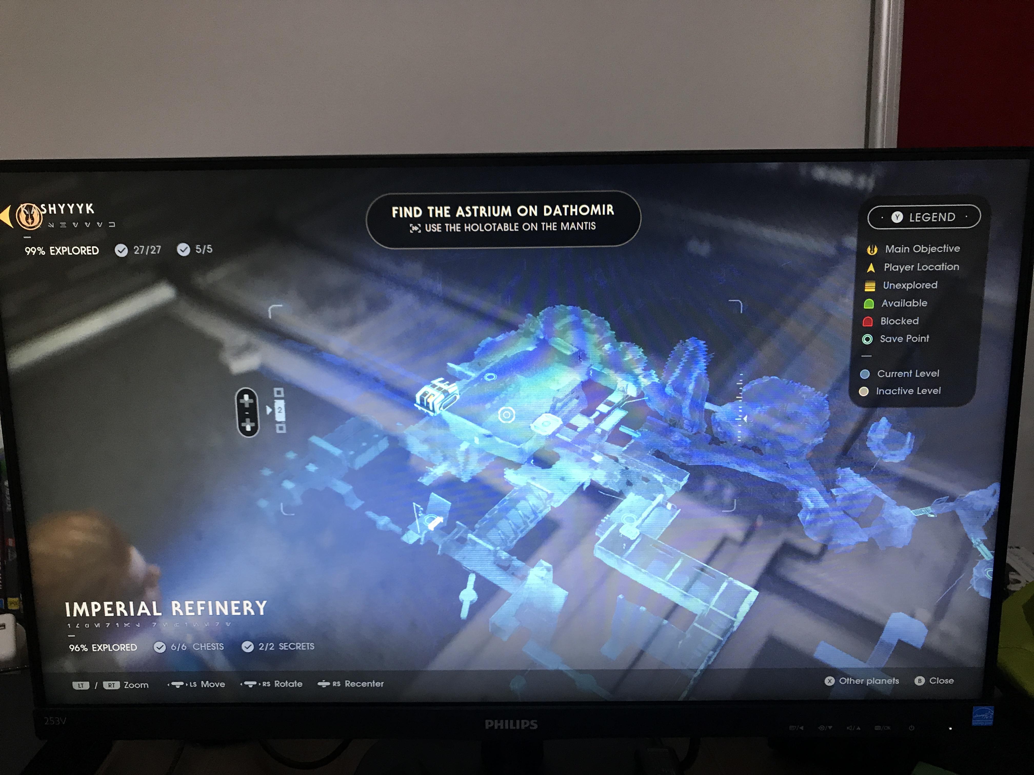 I’m missing 4 exploration in the Imperial Refinery on Kashyyyk, it’s