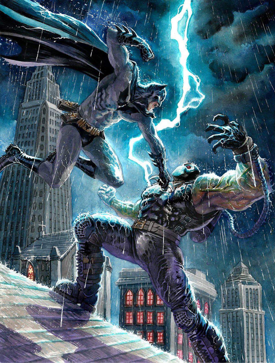 Batman vs. Bane, by Daniel Govar