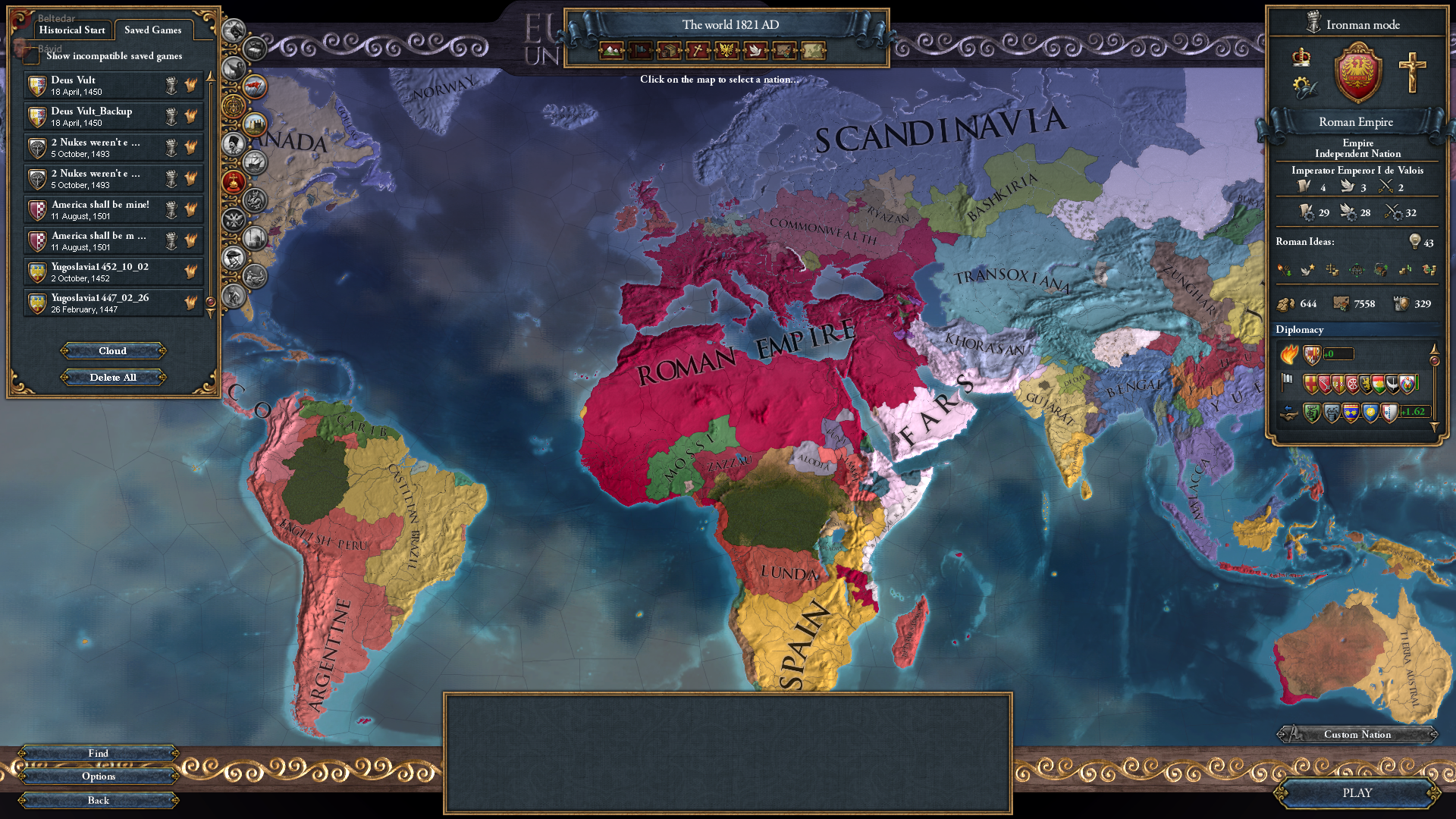 Mare Nostrum as France eu4