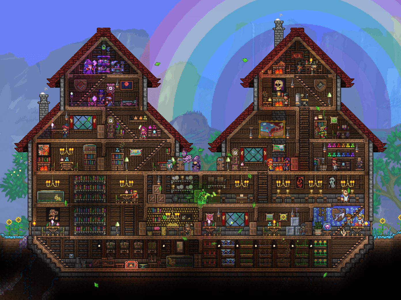 Terraria hallowed house