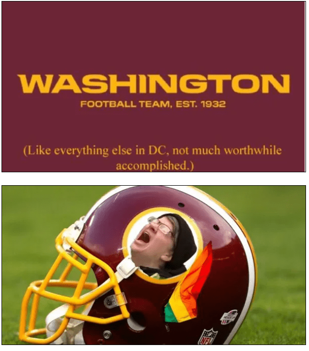 Washington Football Team r/ConservativeMemes
