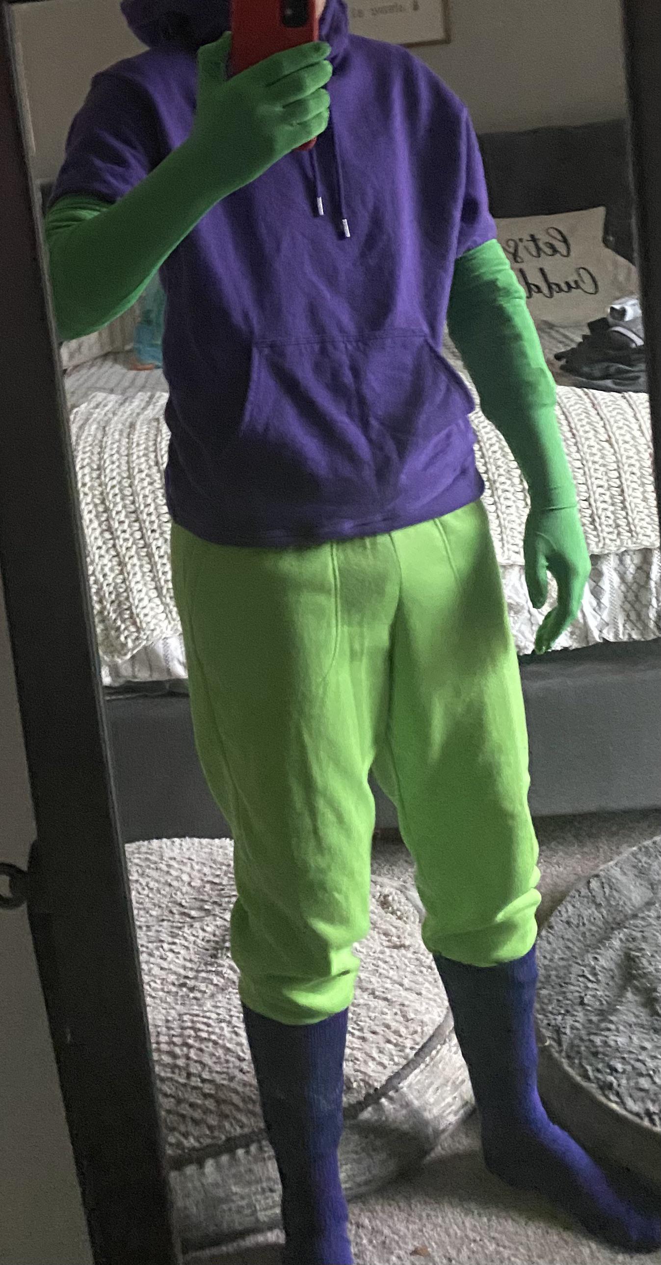 My extremely low budget and effort Halloween costume r/Spiderman