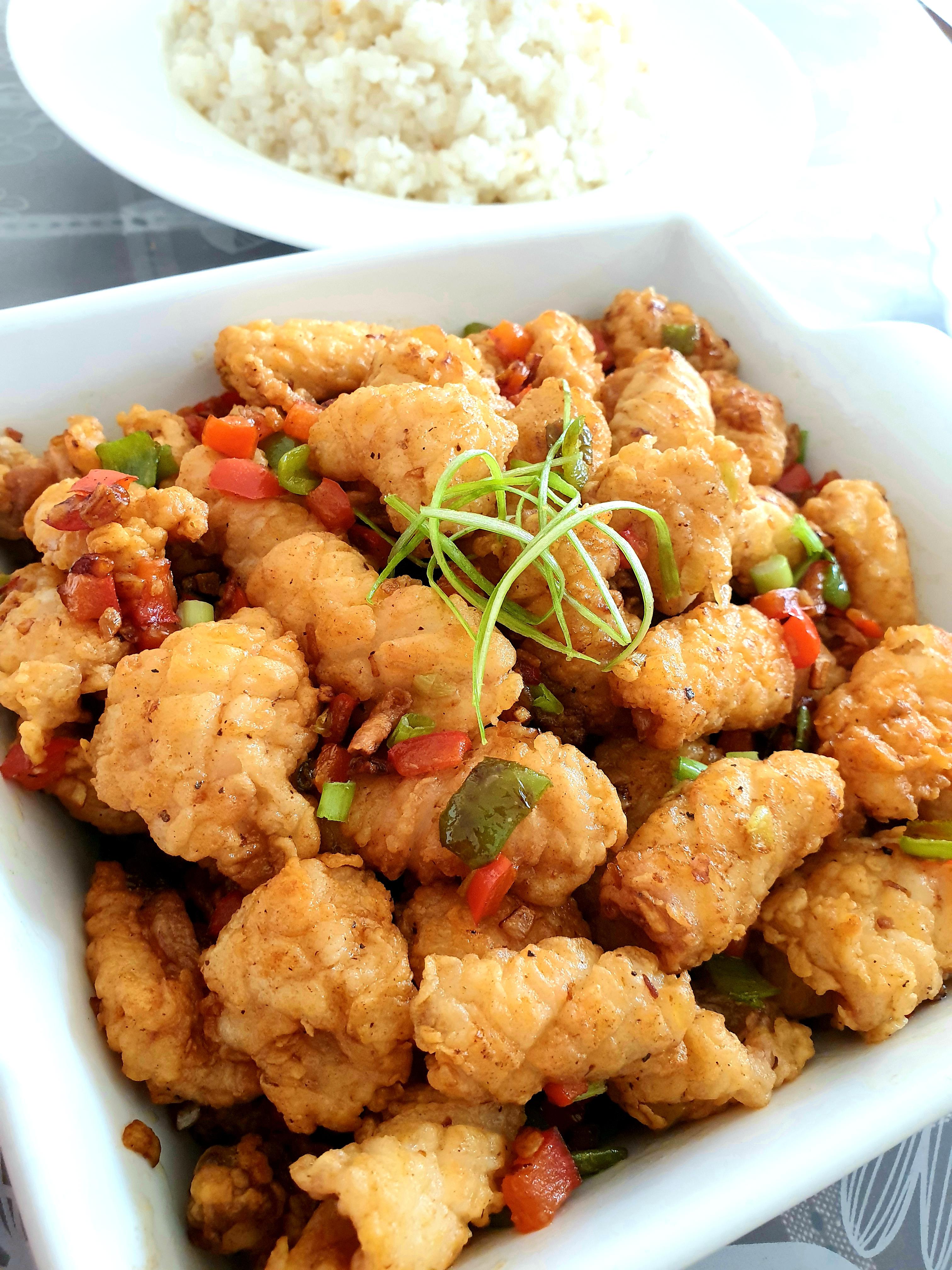 [Homemade] Salt and Pepper Squid r/food