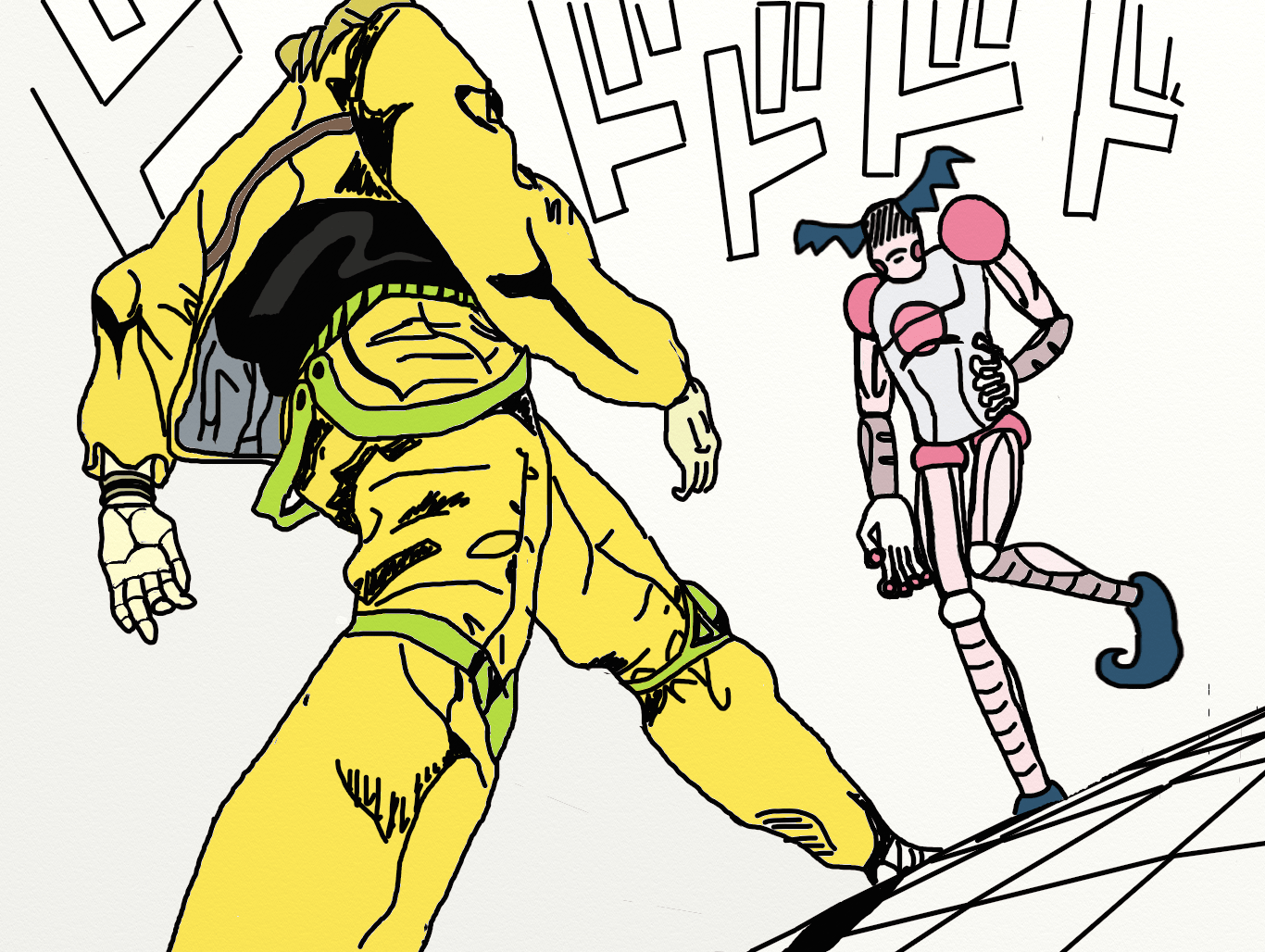 [Fanart] Mr. Mime vs Dio r/StardustCrusaders