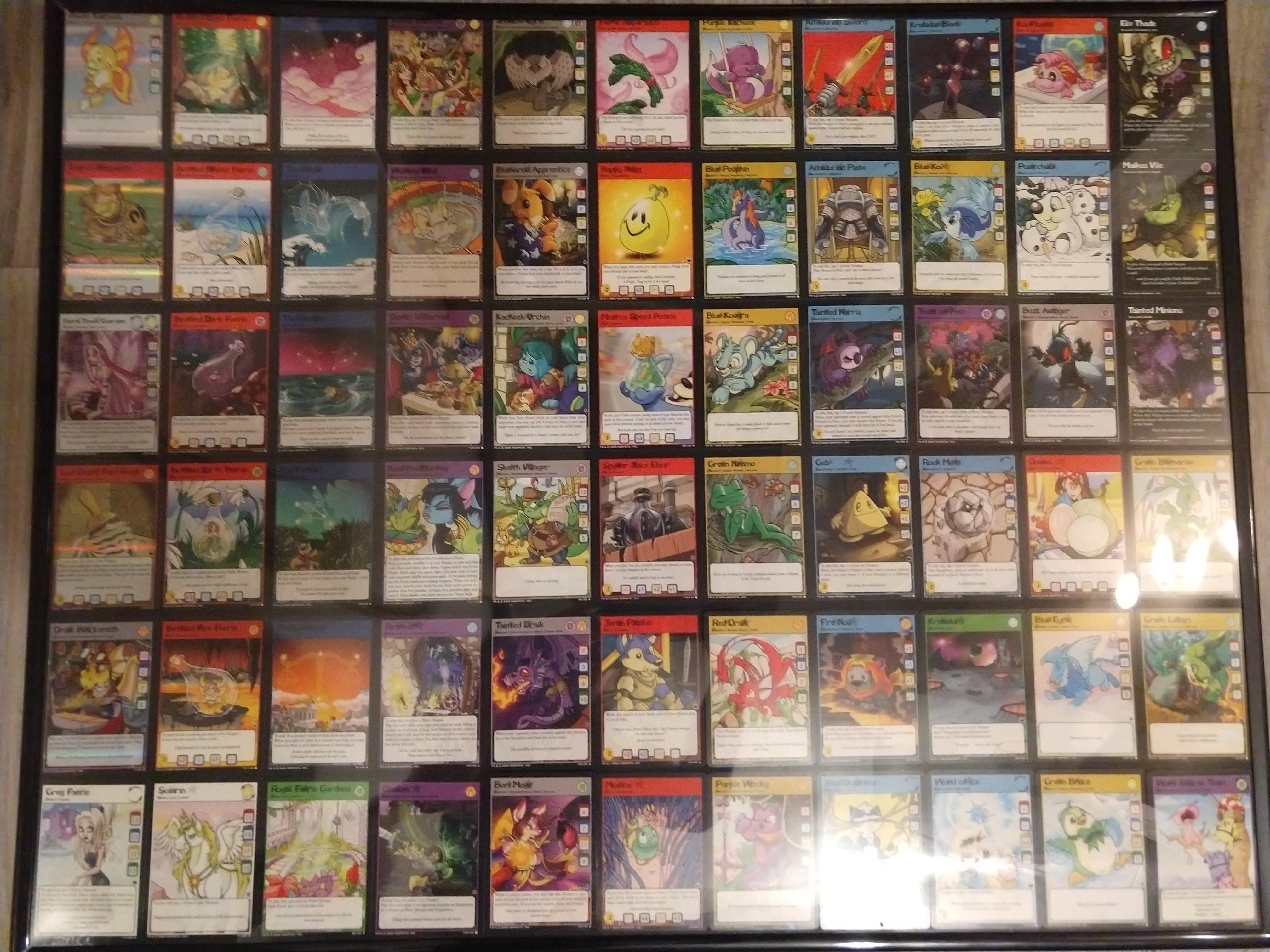 Found some trading cards at a thrift store, so I made a poster out of