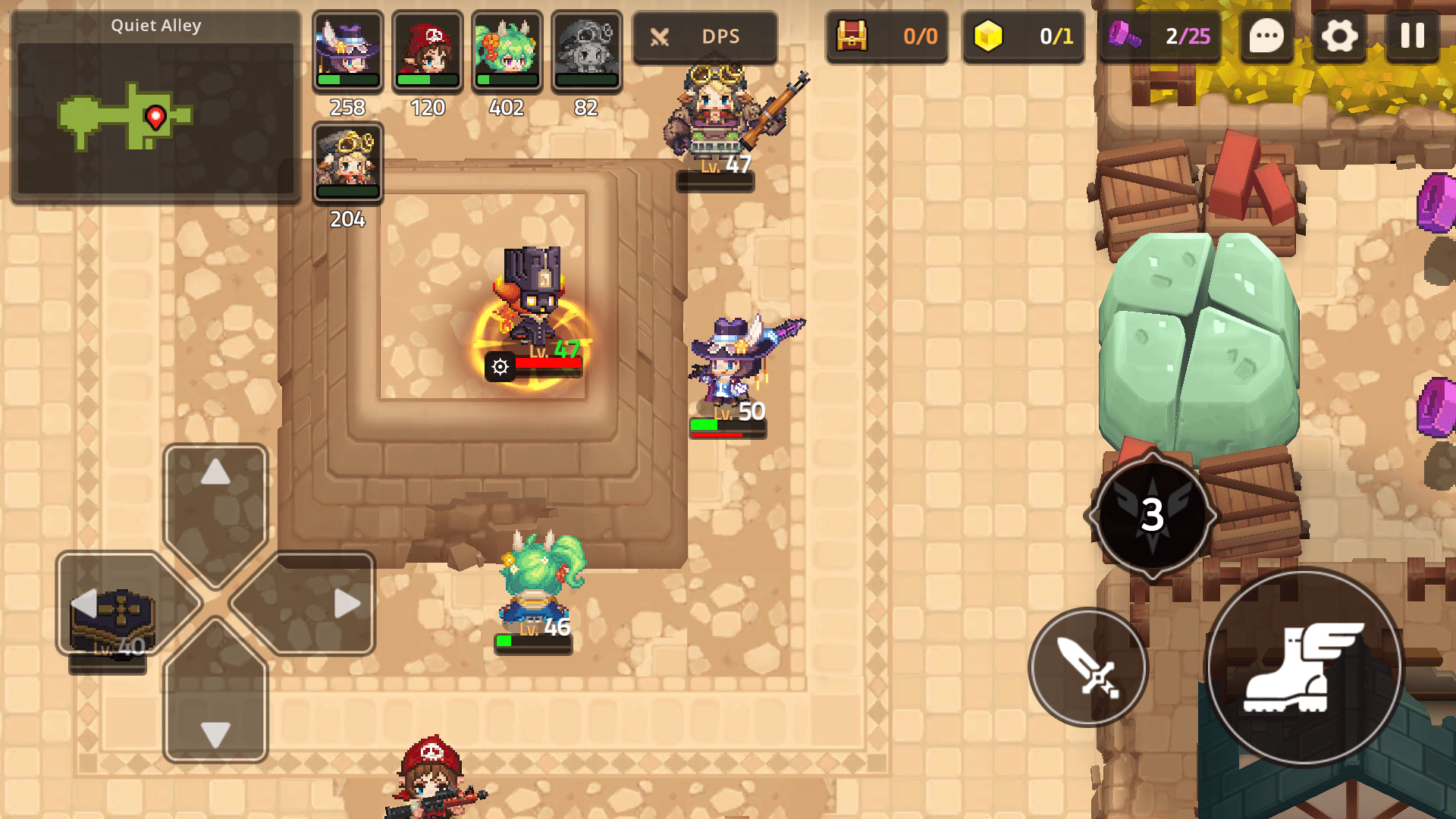 Can't attack this enemy. GuardianTales