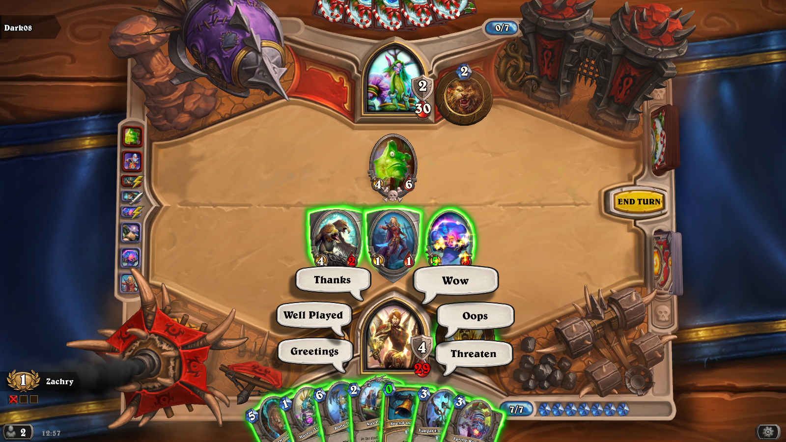 Weighing in at 2 mana... its the curve wrecker! hearthstone