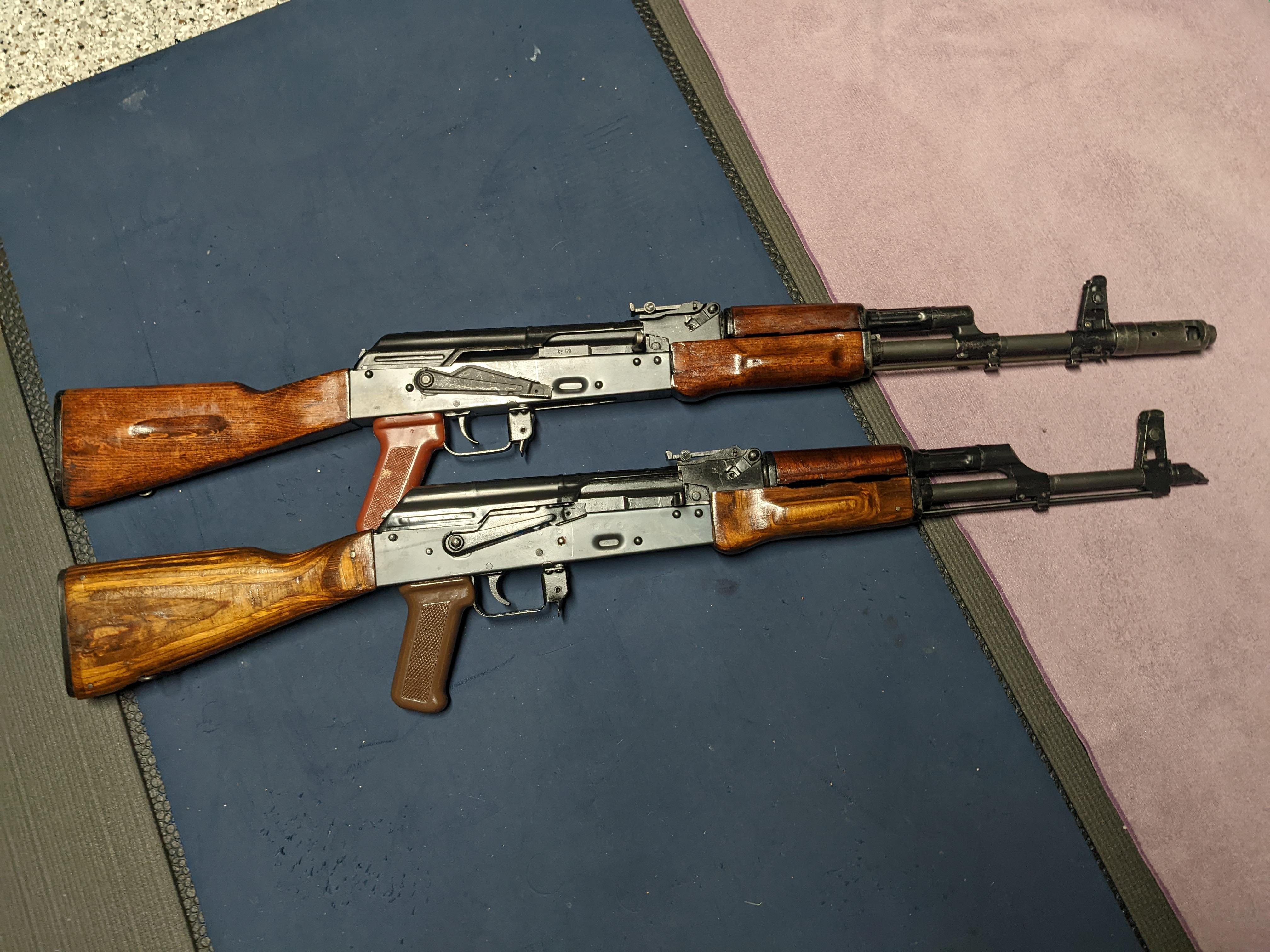 2 AK parts kit builts guns