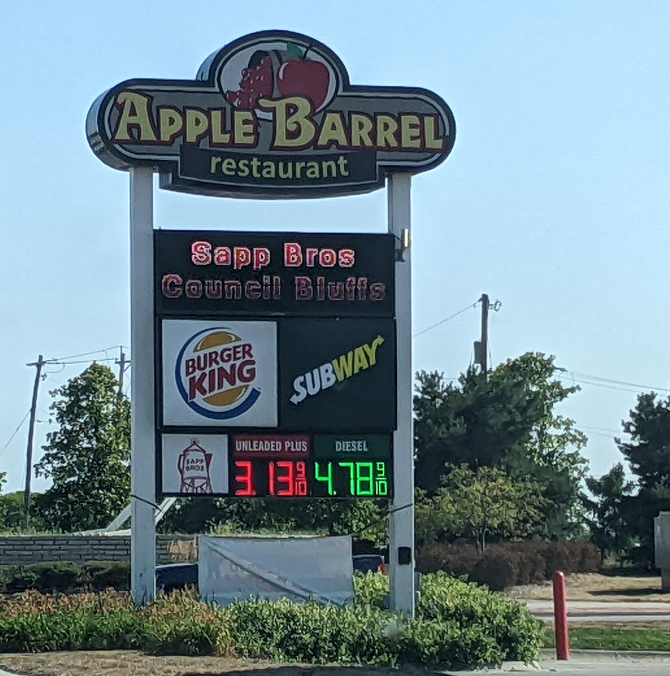 Spotted in Council Bluffs today. Omaha