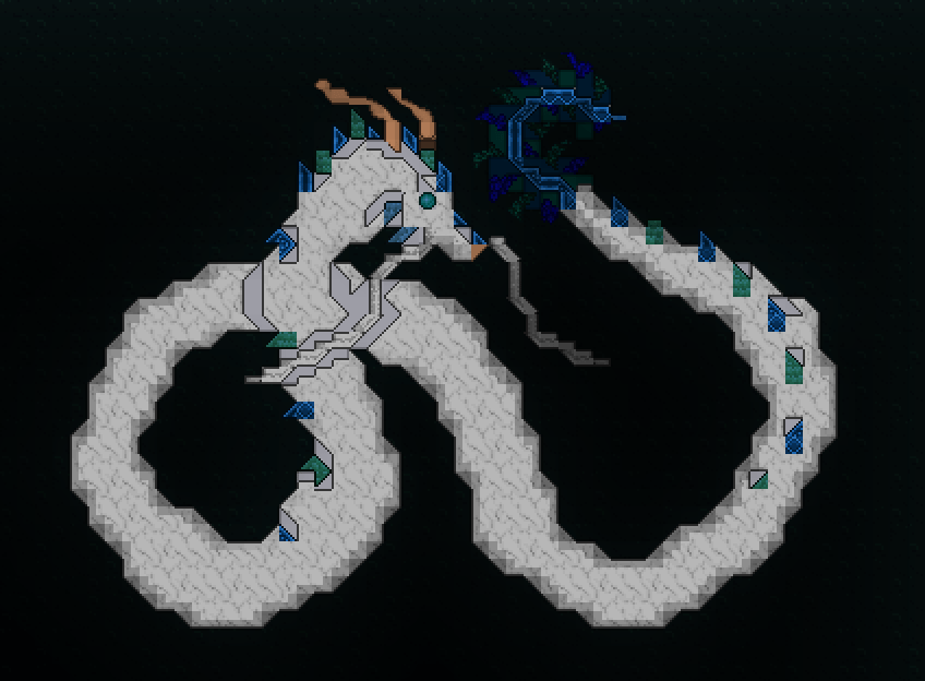 Attempt to build a dragon r/Terraria