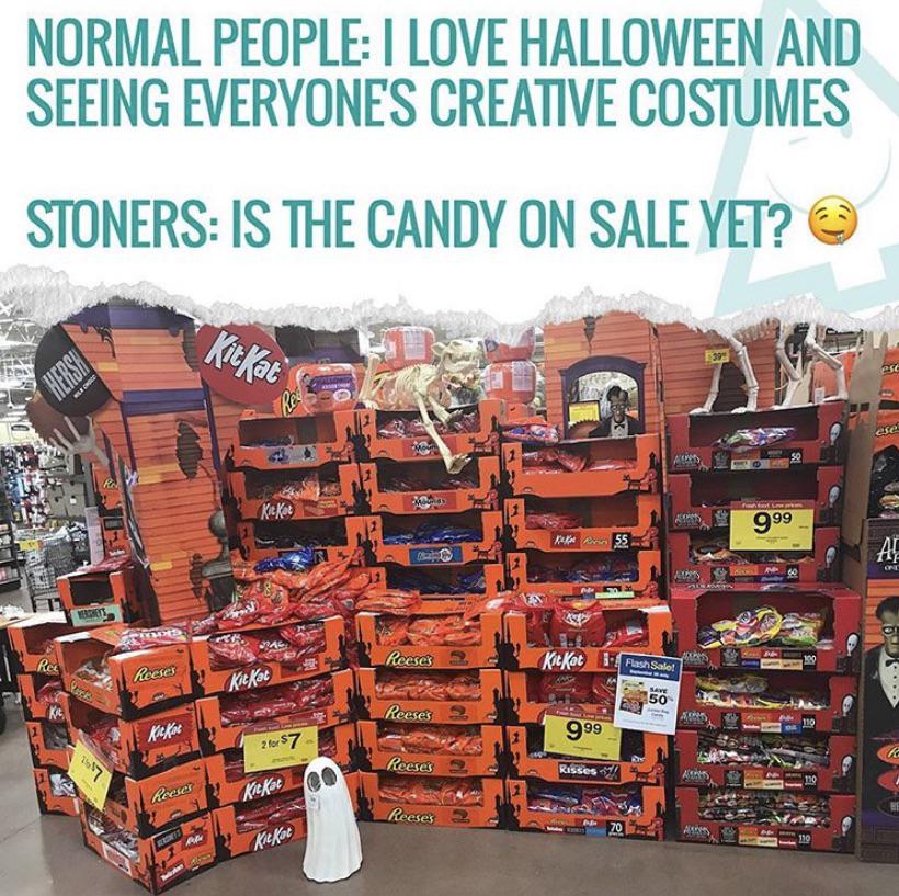 PostHalloween candy sale is our favourite holiday 😱 r/Stoner