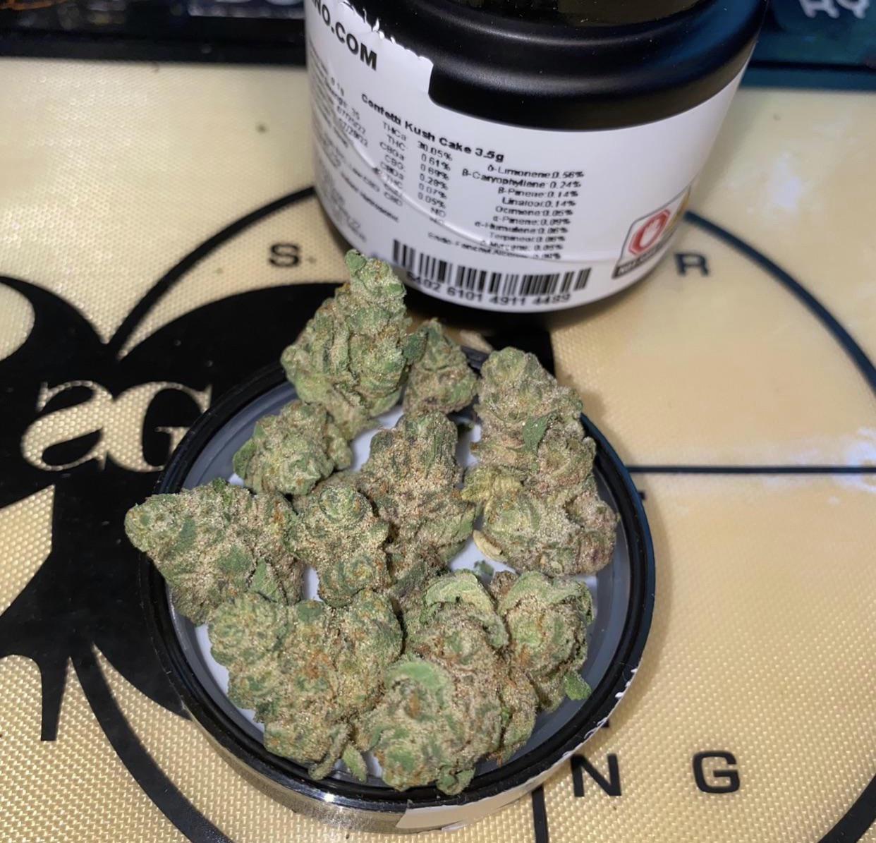 Some Confetti Kush Cake ! Coming in at 30 THCa this sweet yet