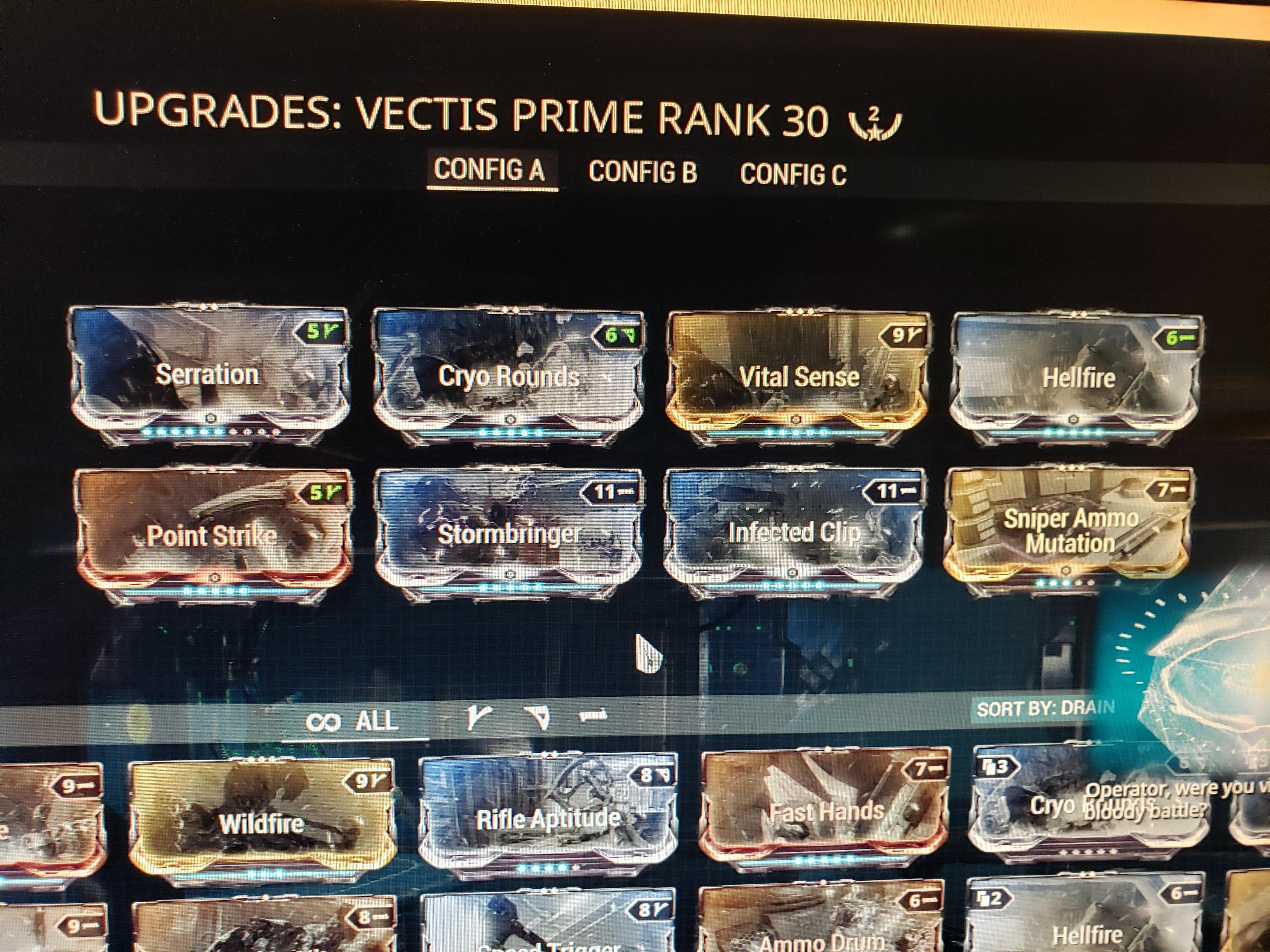 How's this for a Vectis Prime build? I'm MR 5 Warframe