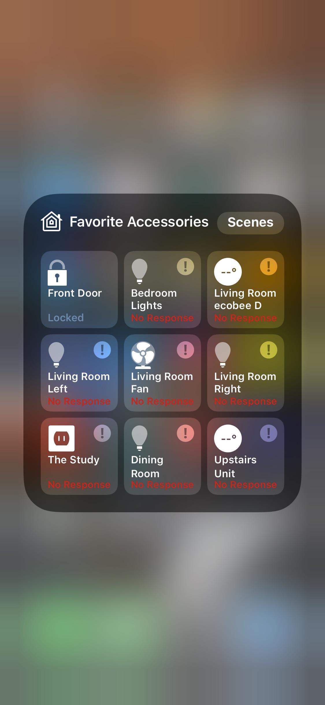 [HELP] The “No Response” error is appearing quite often. r/HomeKit