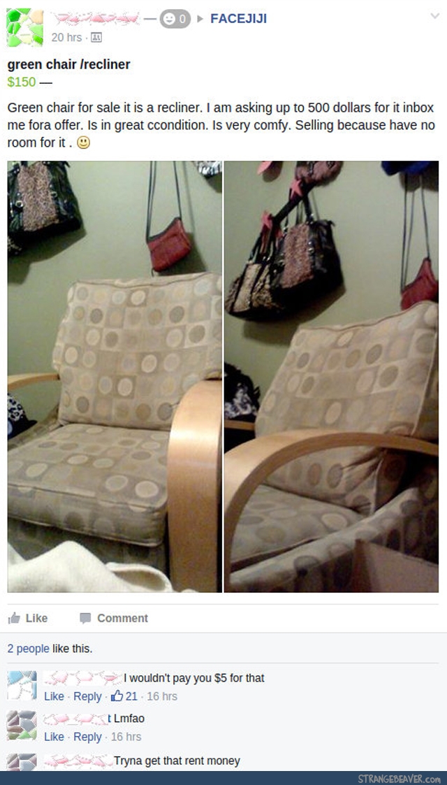 Gotta get that rent money r/CrackheadCraigslist