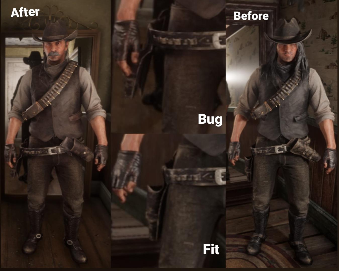 Rdr2 Online Gun Belt Bug e004bpesho