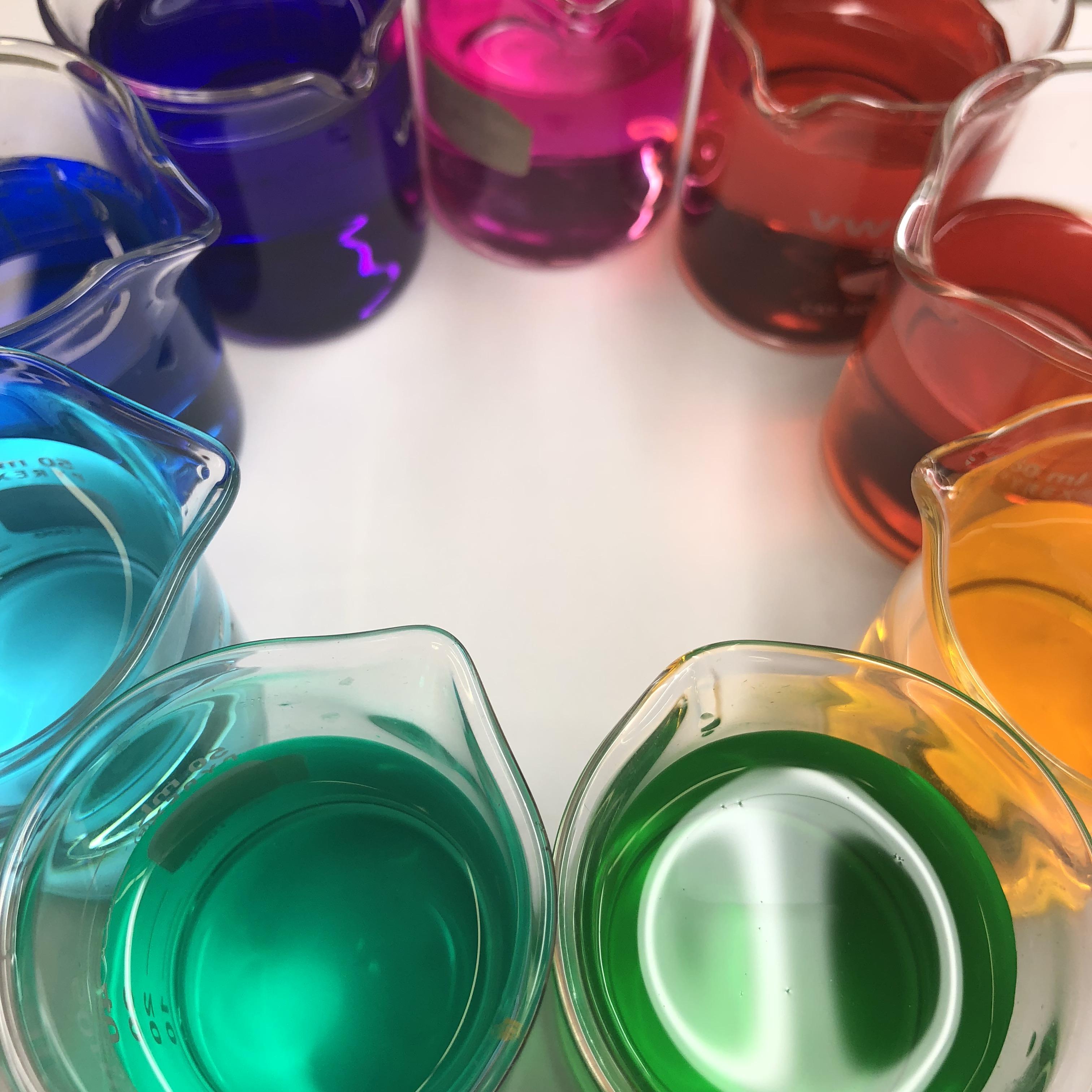 My favorite general chemistry lab to teach for the year... the pretty