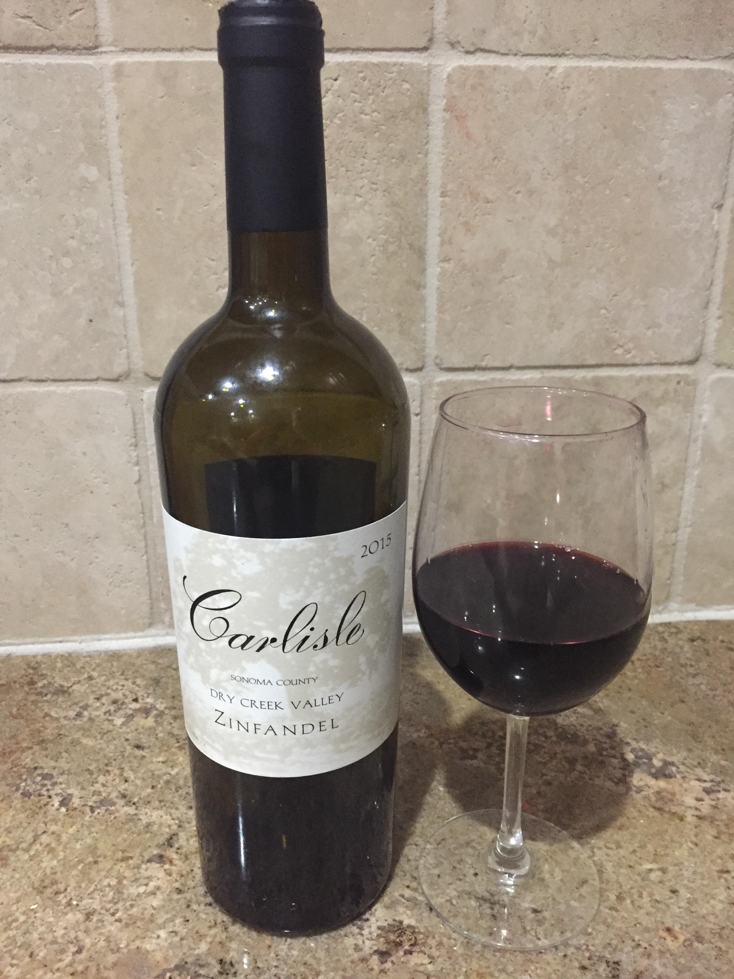 Opened a bottle of Carlisle Zinfandel, my favorite producer r/wine