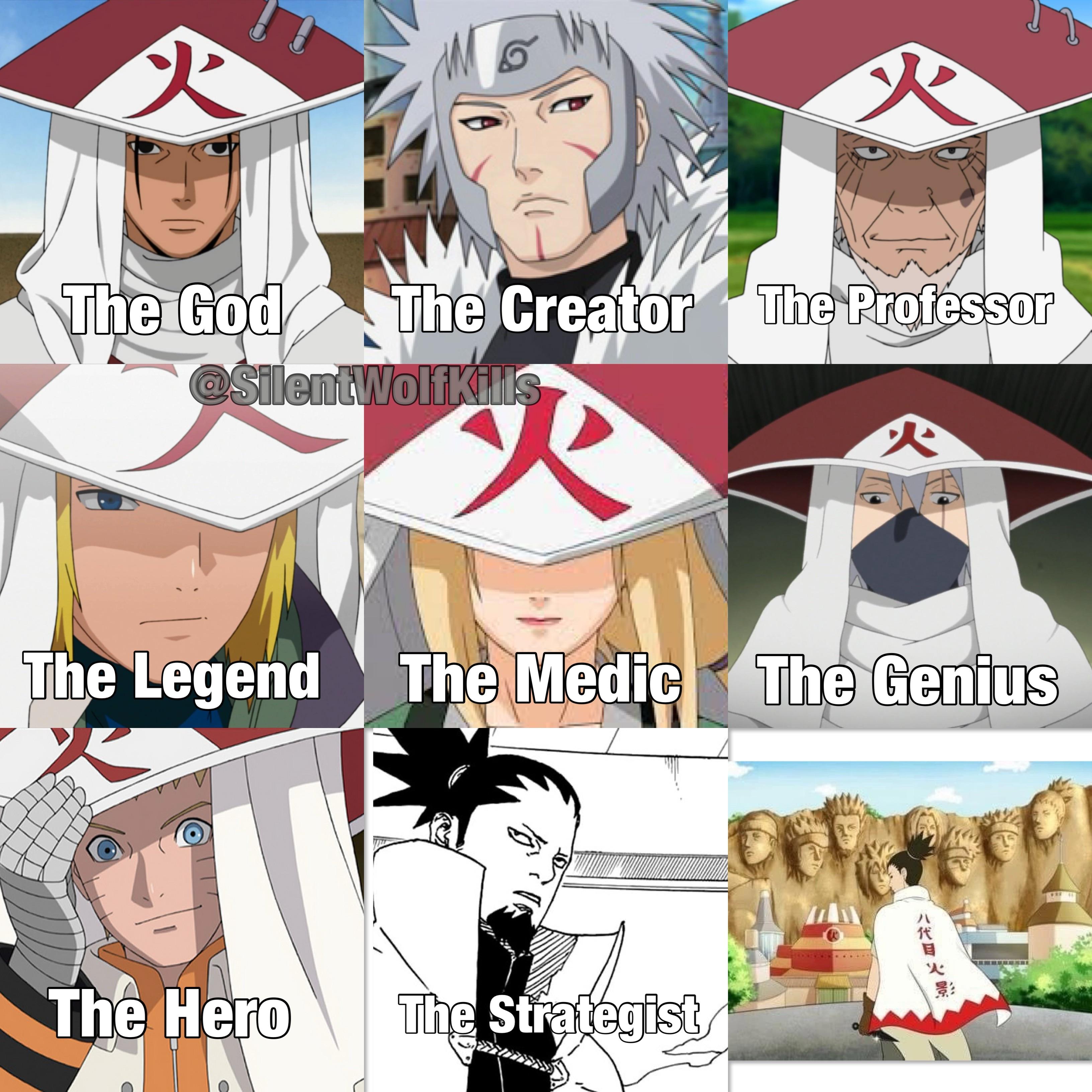 The Hokage’s of Konoha r/Boruto
