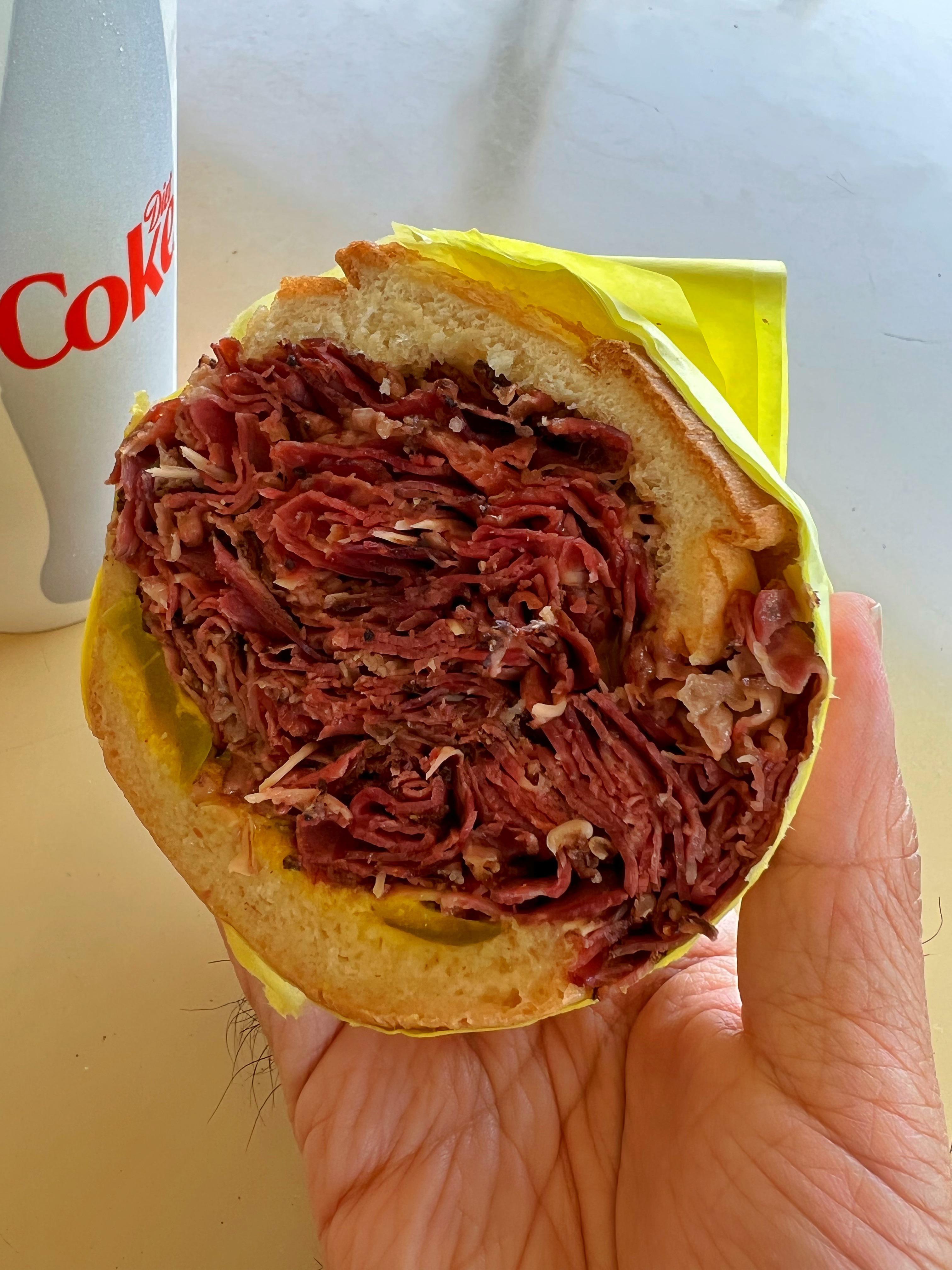 Pastrami sandwich. Tops Burger in Pasadena r/FoodLosAngeles