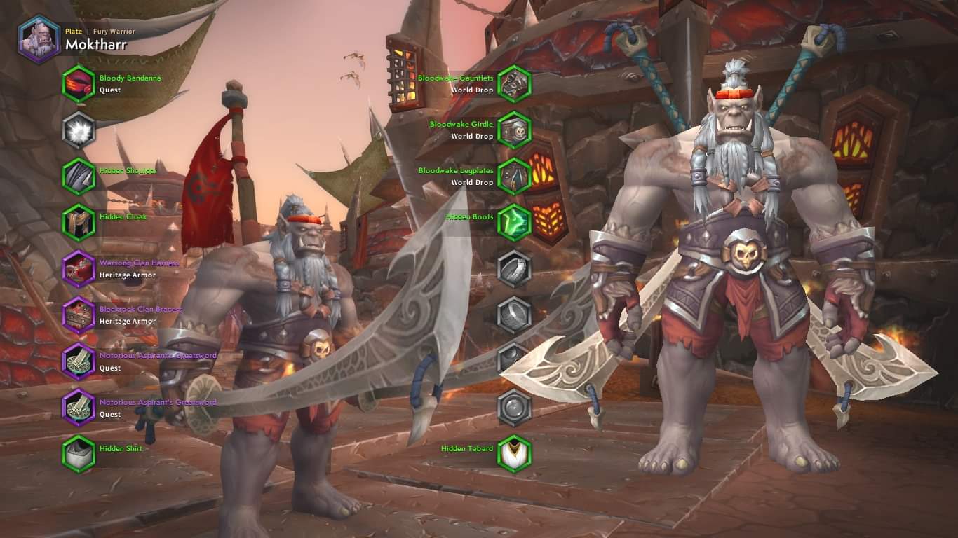 Burning Blade Blade Master v.2 r/Transmogrification