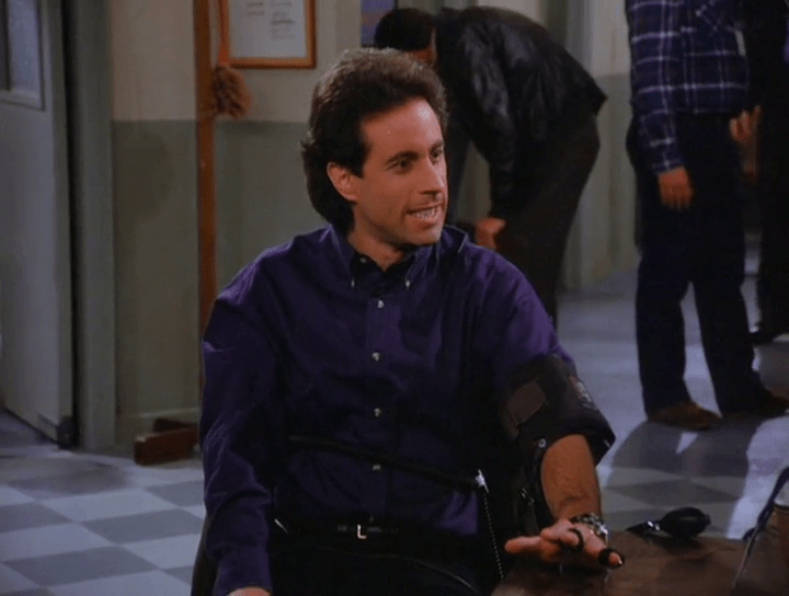 Wrong Answers Only why is Jerry hooked up to the polygraph machine