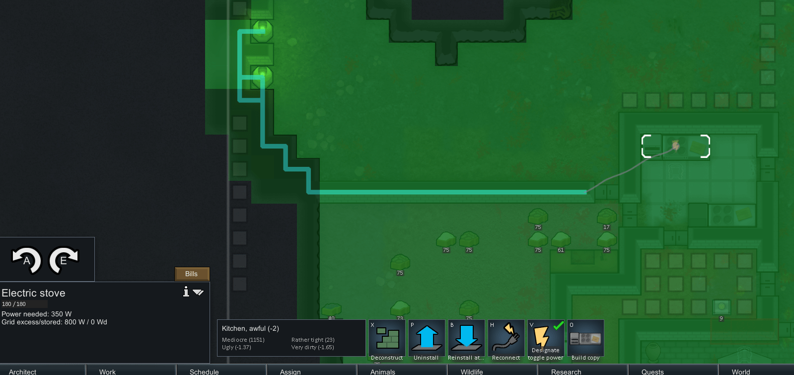 Just install my first electric stove with this colony and can't make it