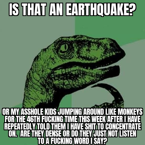 Hi everybody. How's your day going? memes
