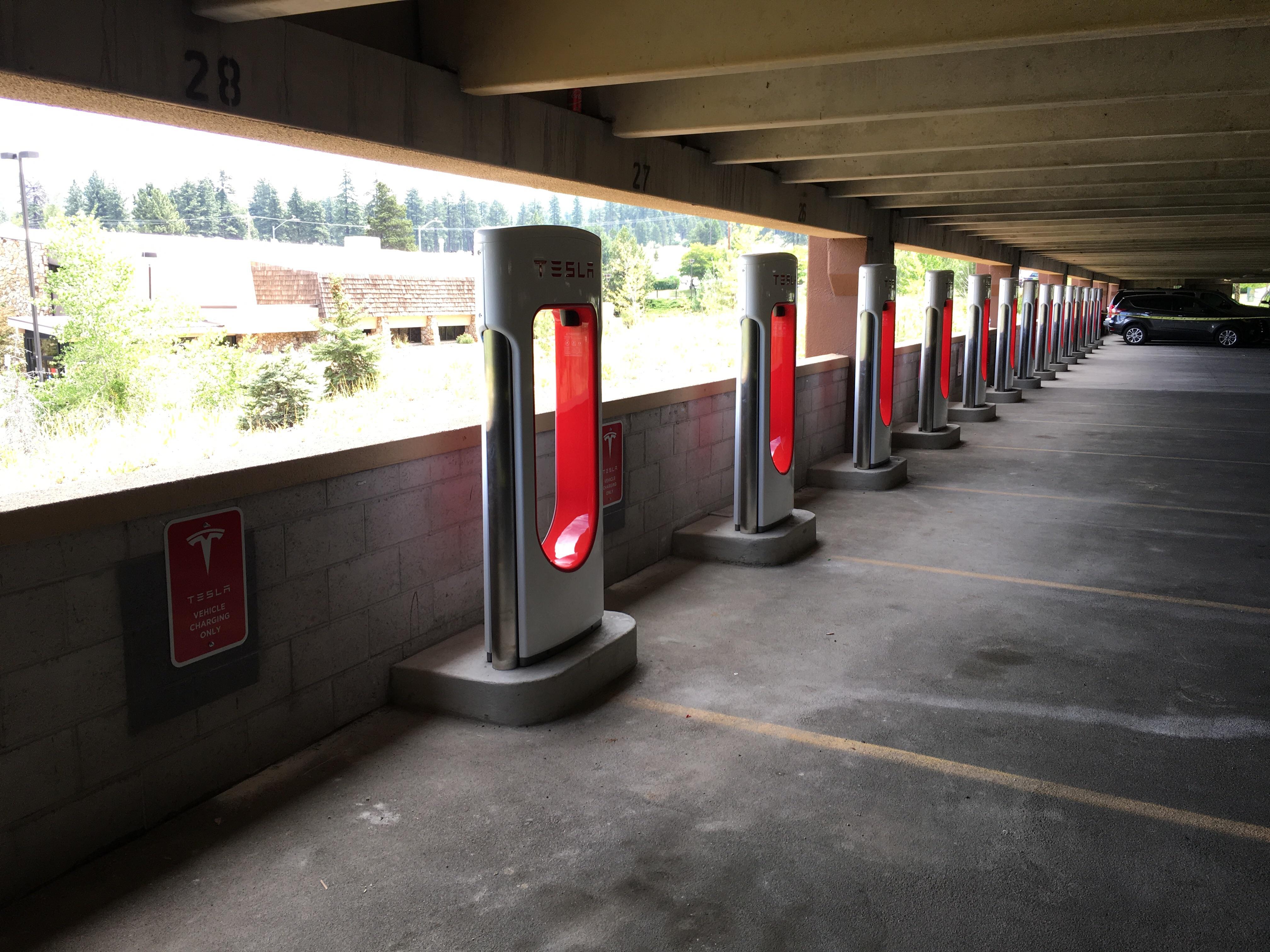 14 brand new Superchargers at Hard Rock Hotel South Lake Tahoe, CA
