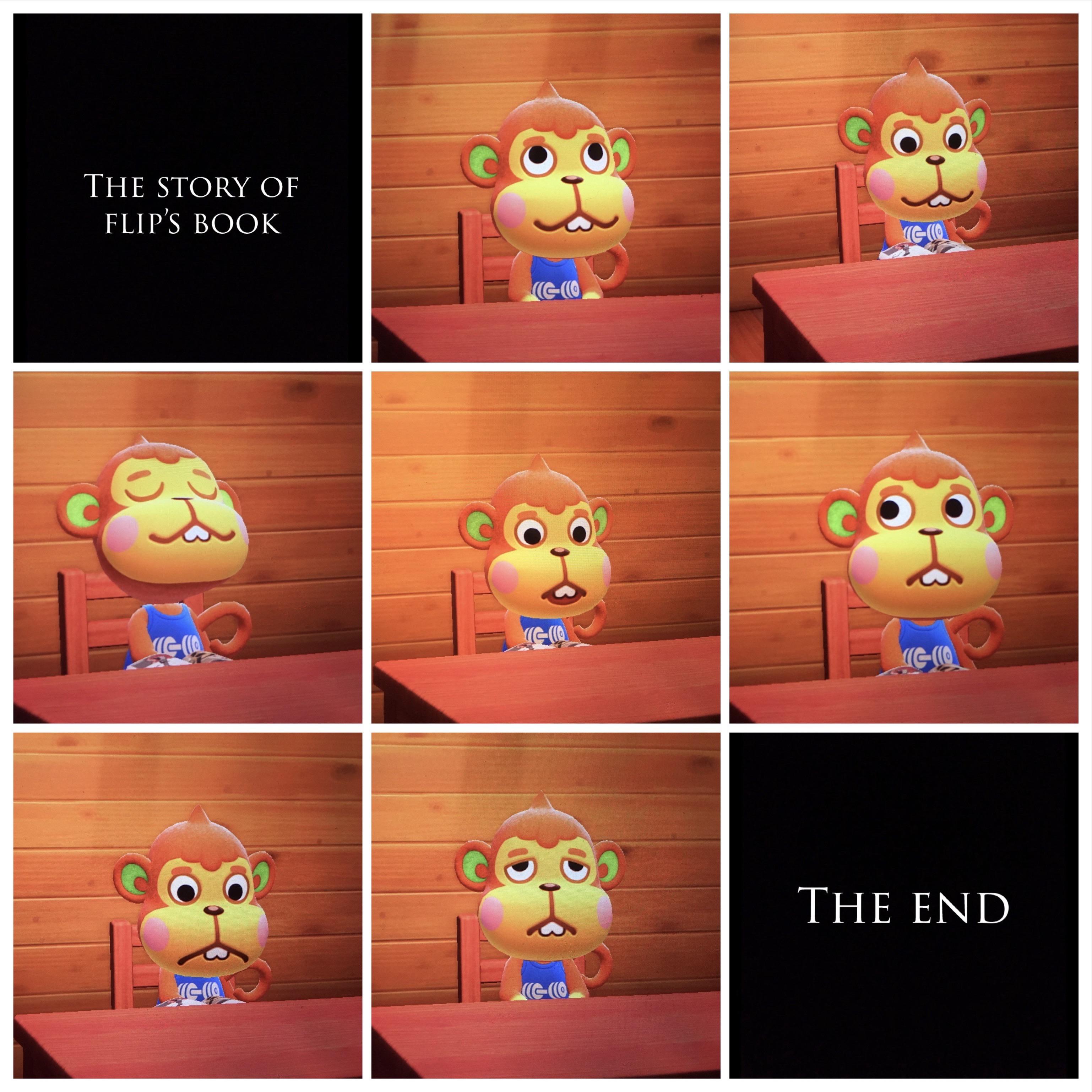 The story of flip’s book. r/AnimalCrossing