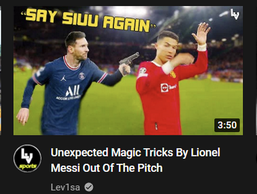 wtf football thumbnails on Youtube 😂 r/footballmemes