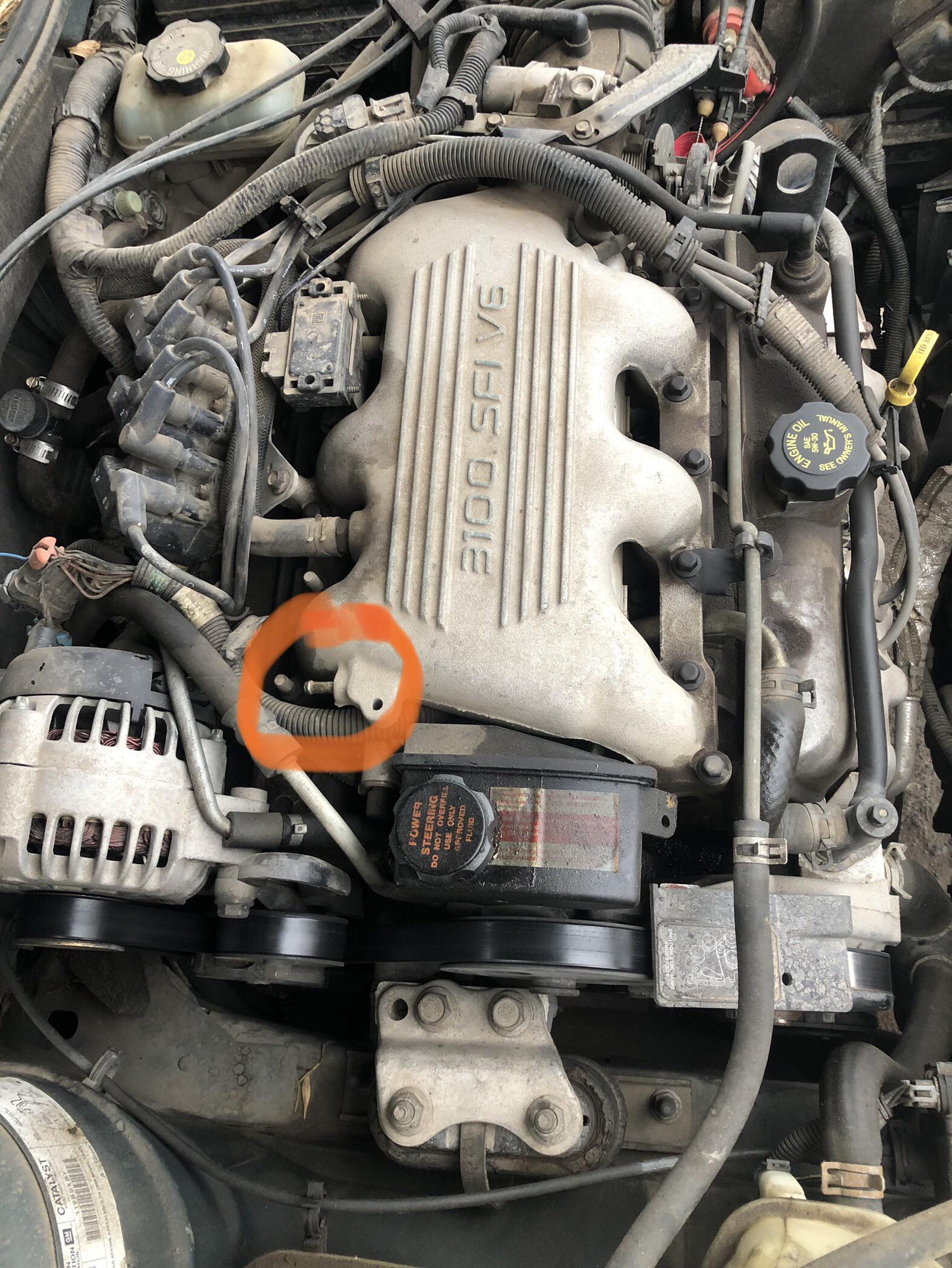 Attempting to solve a P0171 and found the vacuum leak. Missing a hose