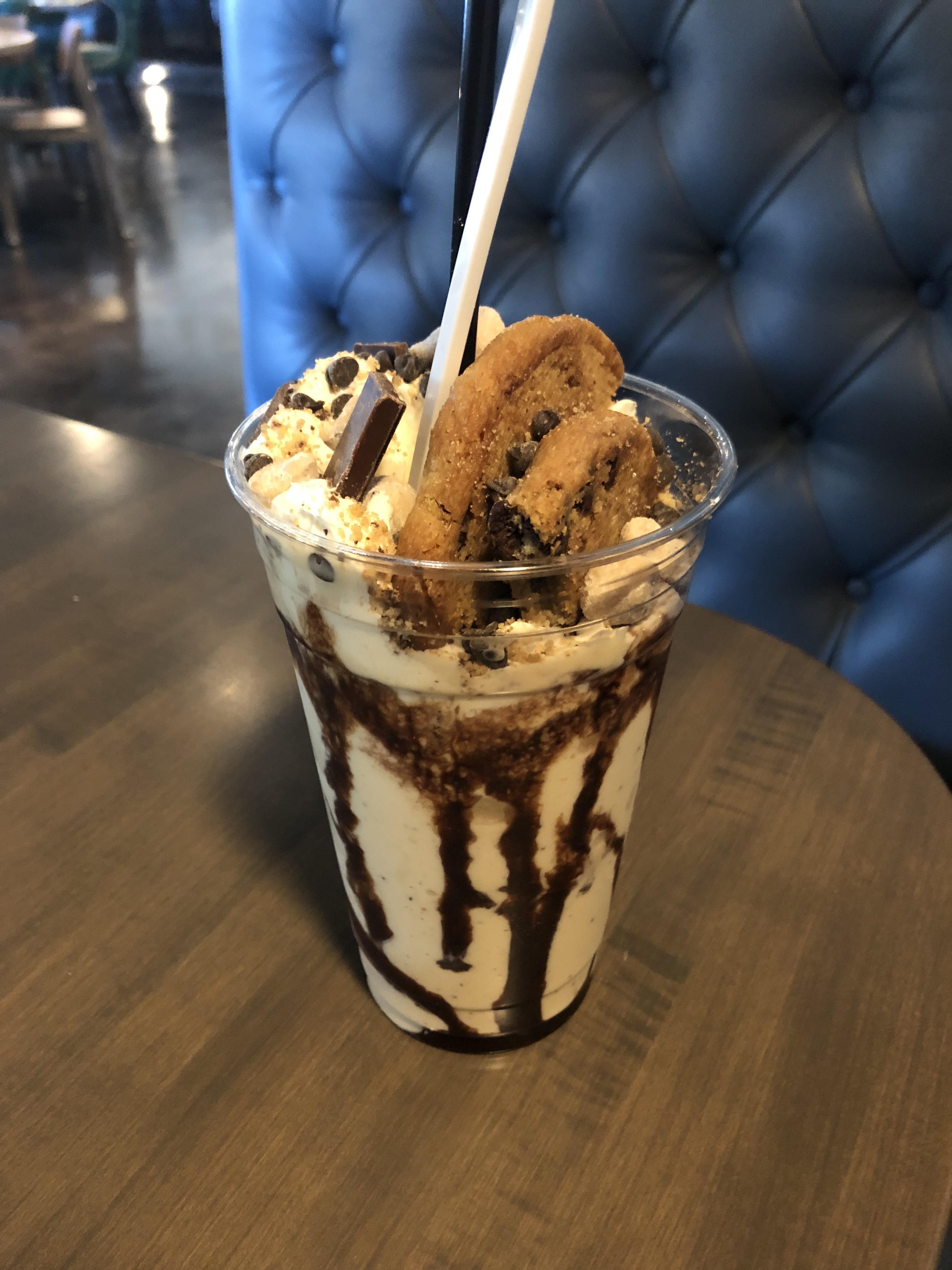 [I ate] A cookie dough ice cream milkshake r/food