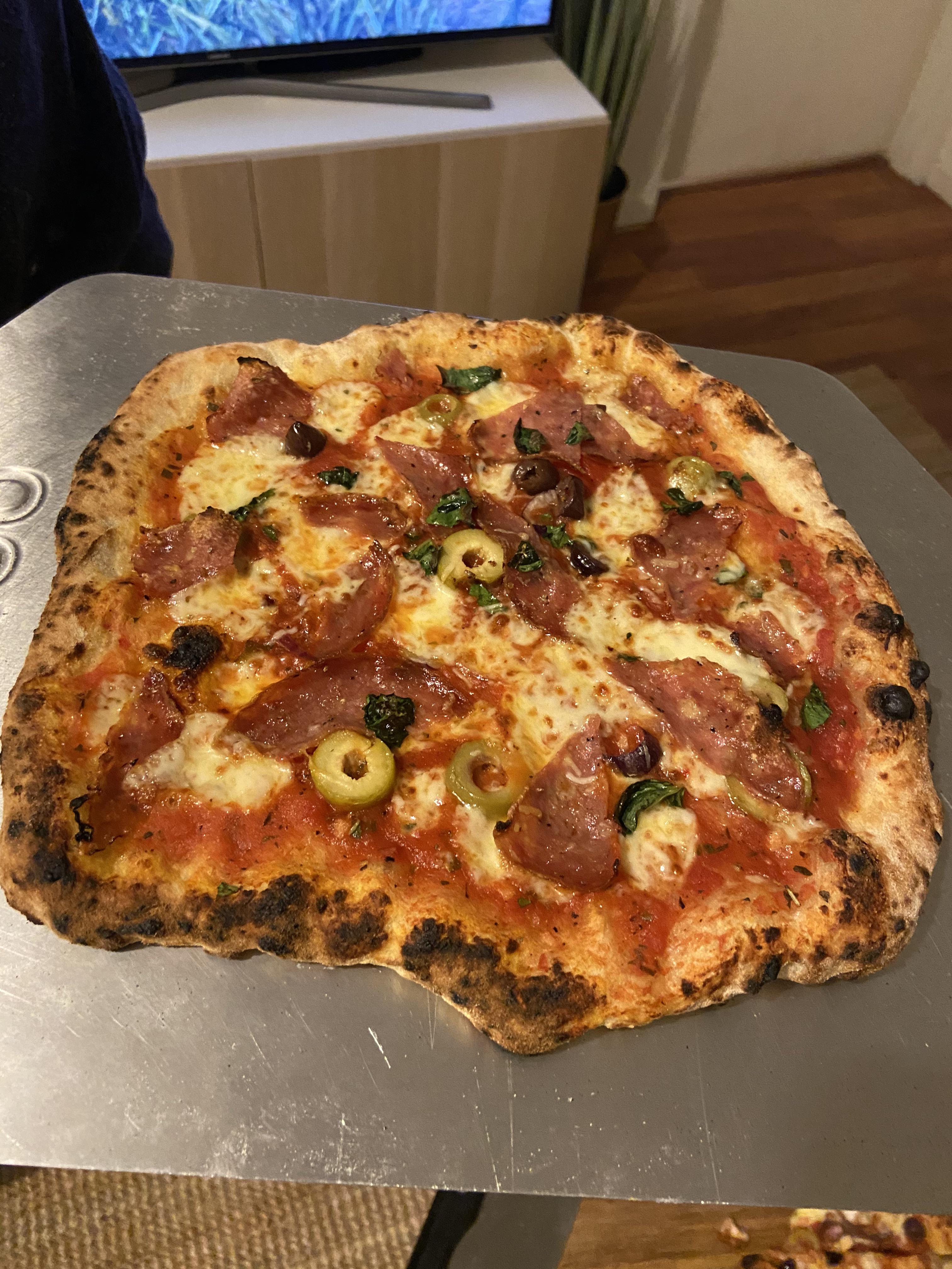 Another lockdown pizza r/Pizza