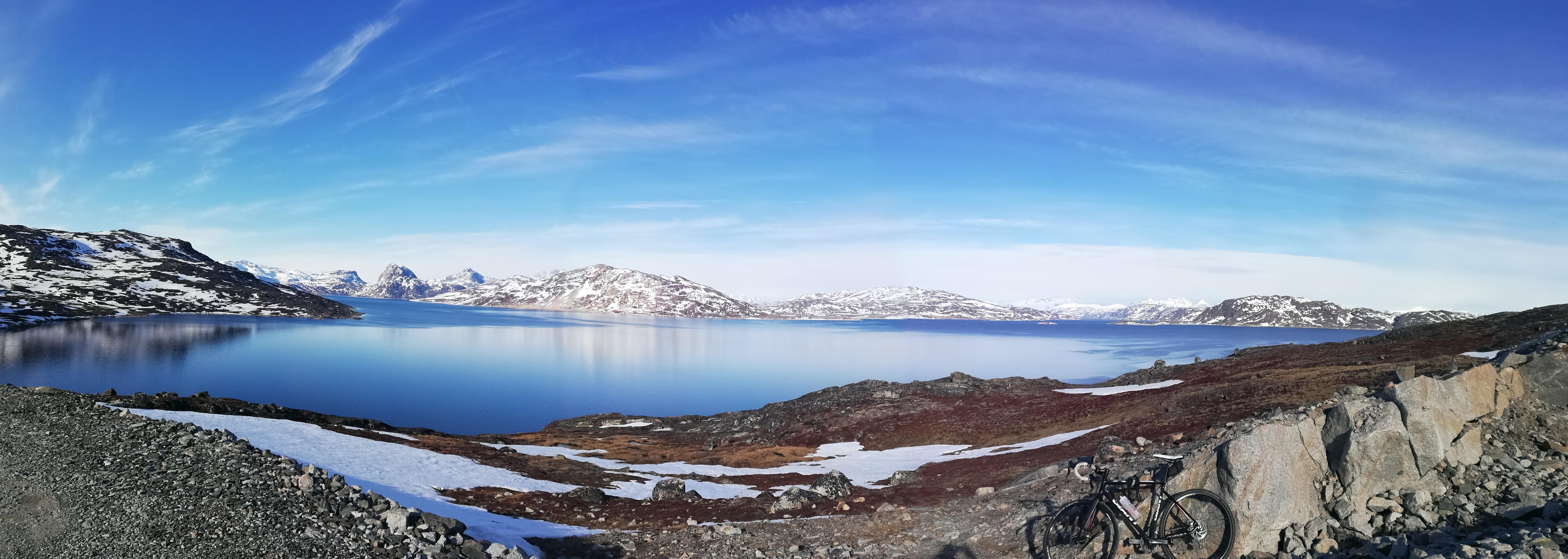 Perfect day for cycling in Greenland. Happy Easter everybody. r/bicycling