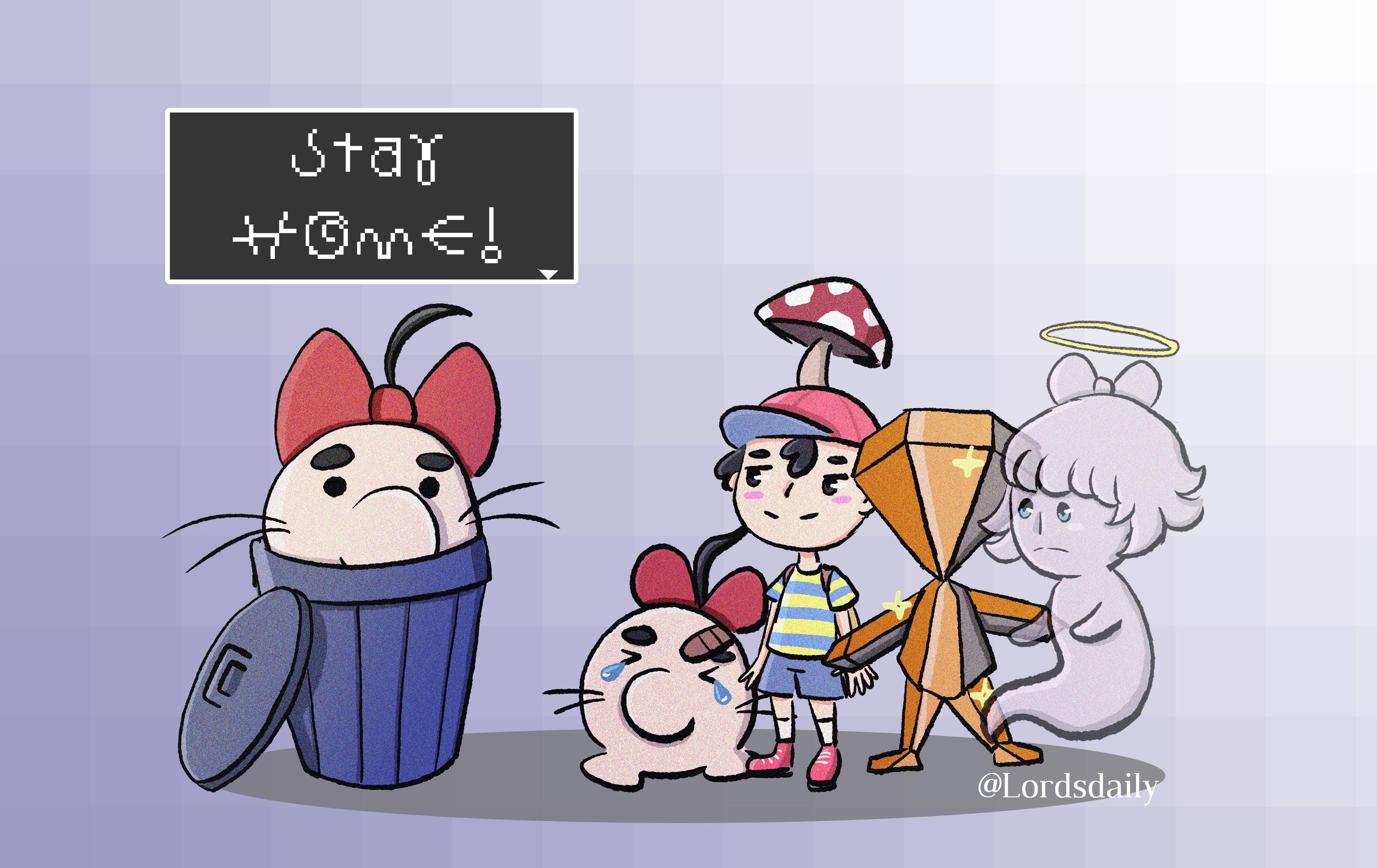 EarthBound / MOTHER Dr. Saturn has a message! (instagramLordsdaily