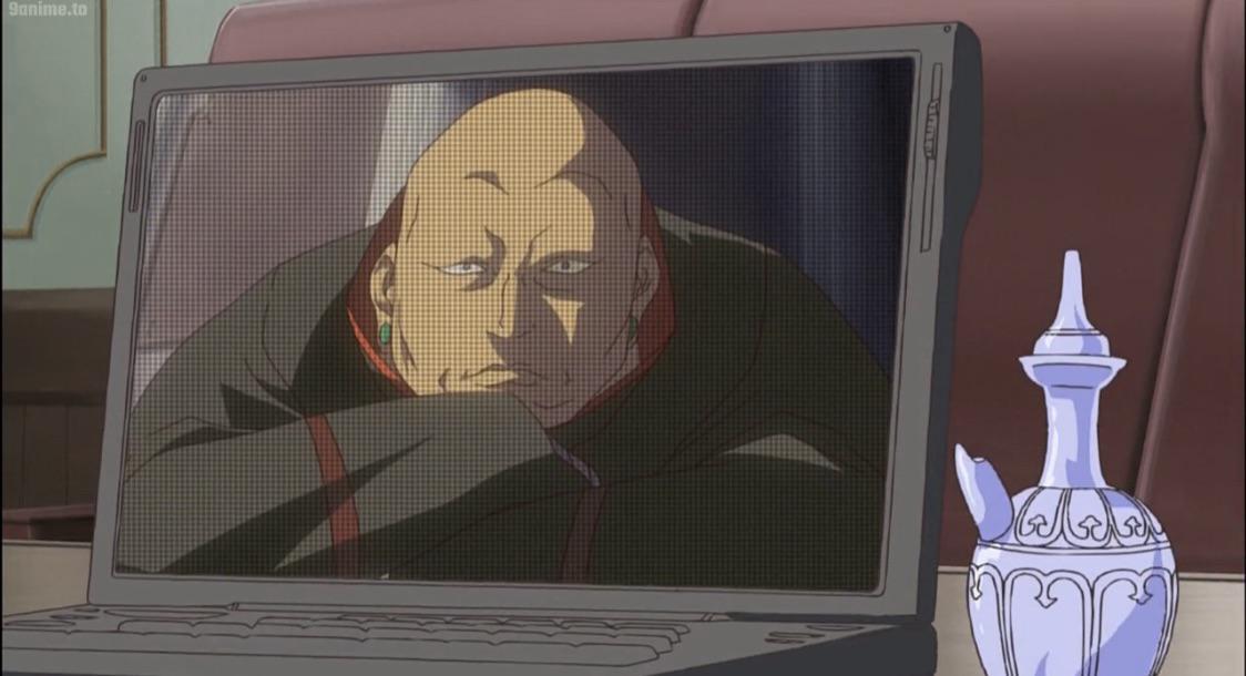 Cheeky M’quve vase in Overman King Gainer r/Gundam