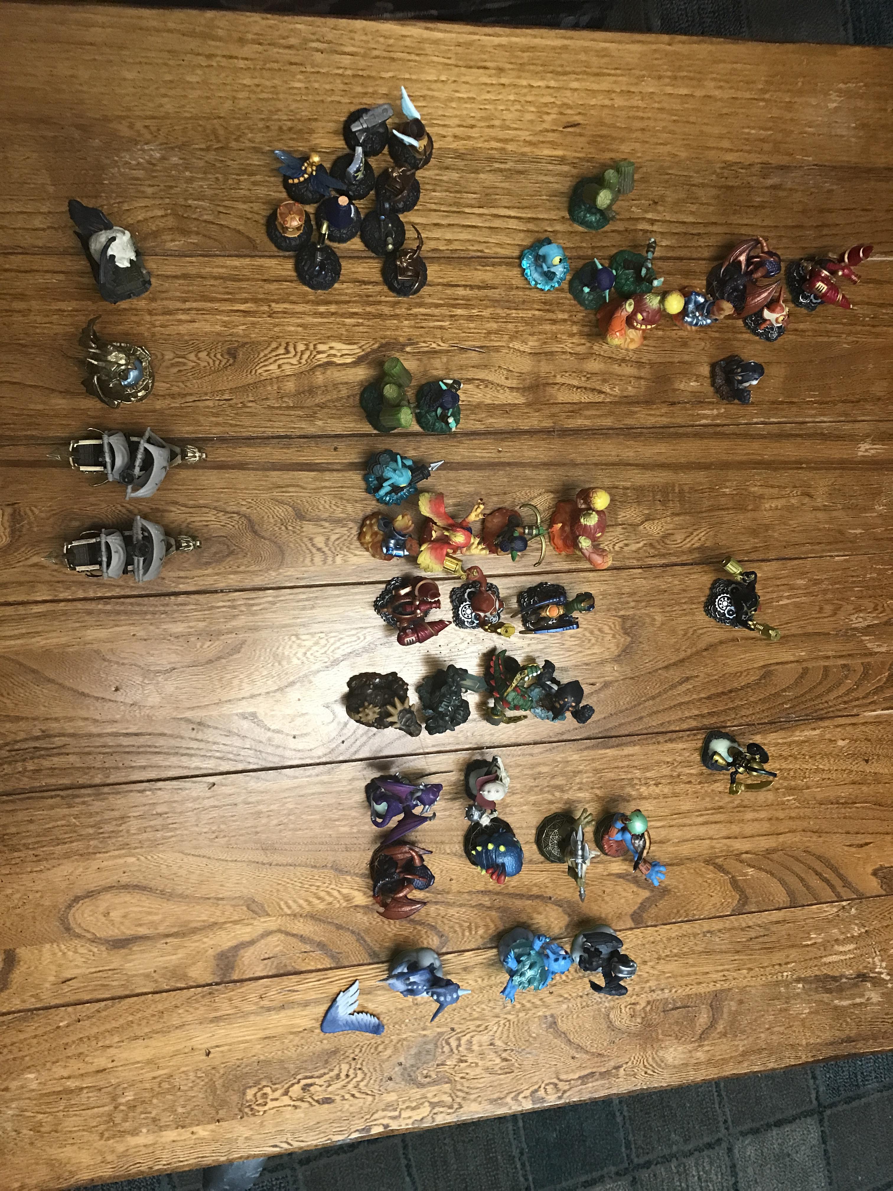 I have 24 of the OG spyros adventure green base sylanders with a few extra items. How much would