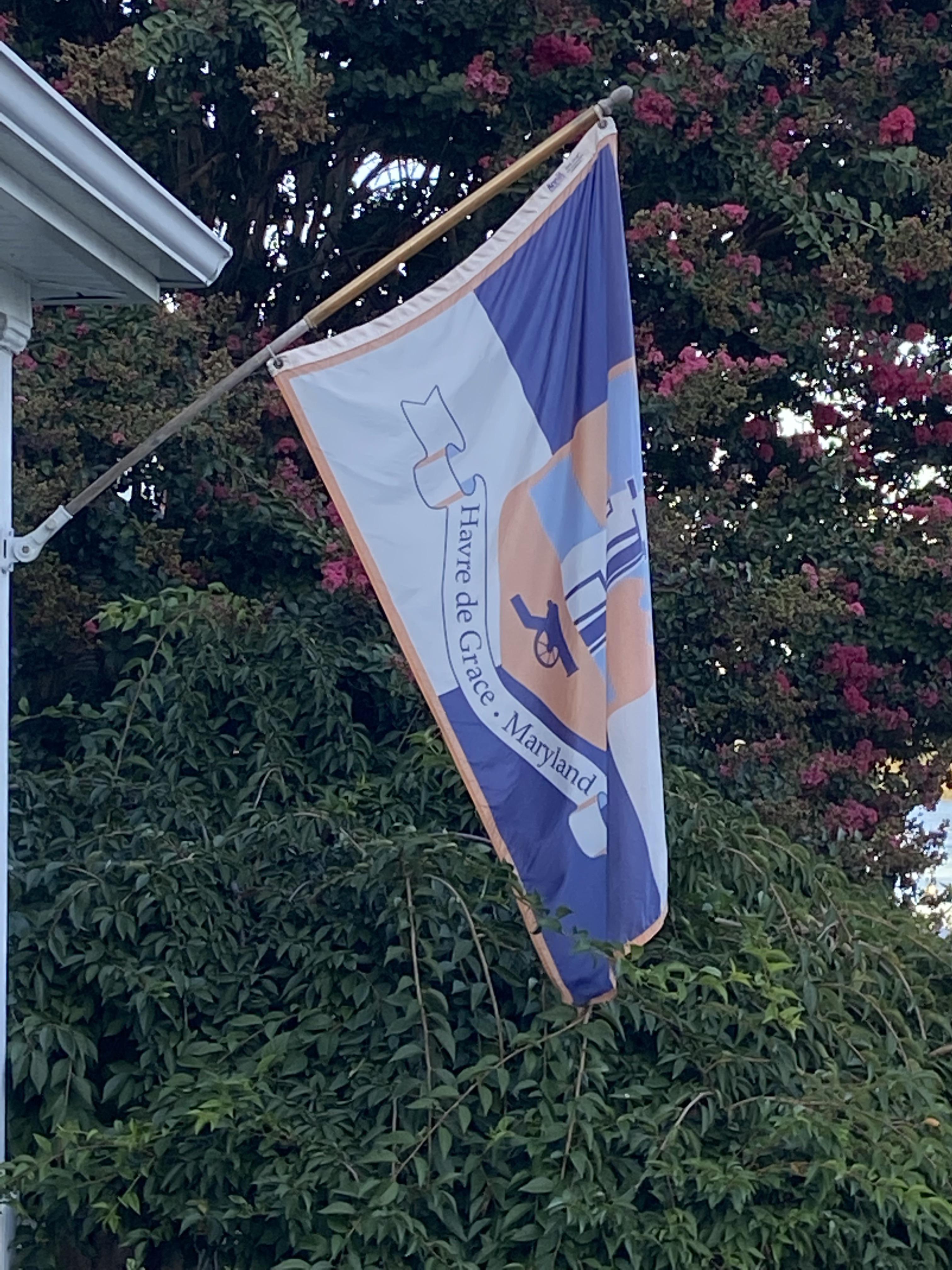 Flag of Havre de Grace, Maryland, USA vexillology
