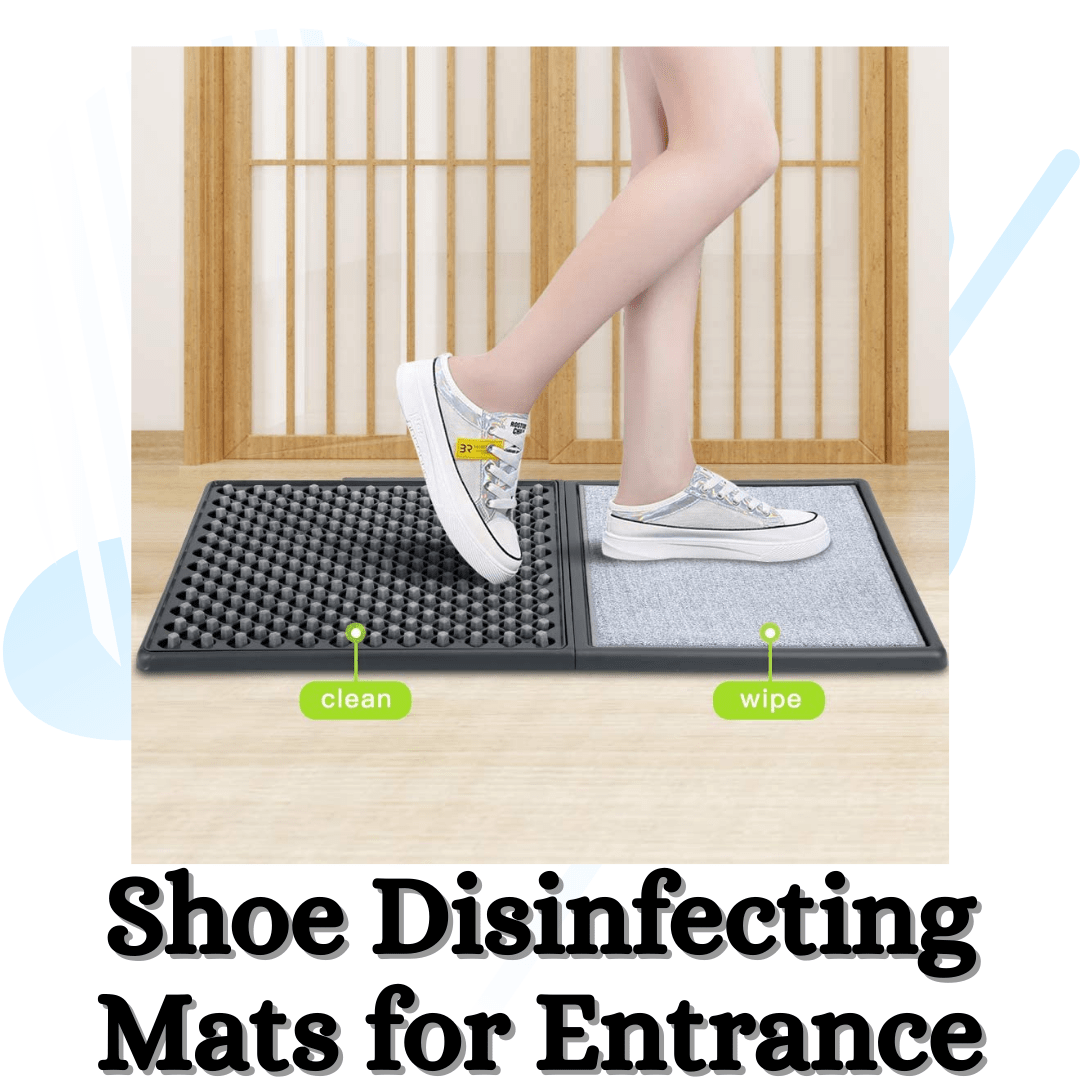 Shoe Disinfecting Mats for Entrance Ref*nd after Rev*ew PP covered