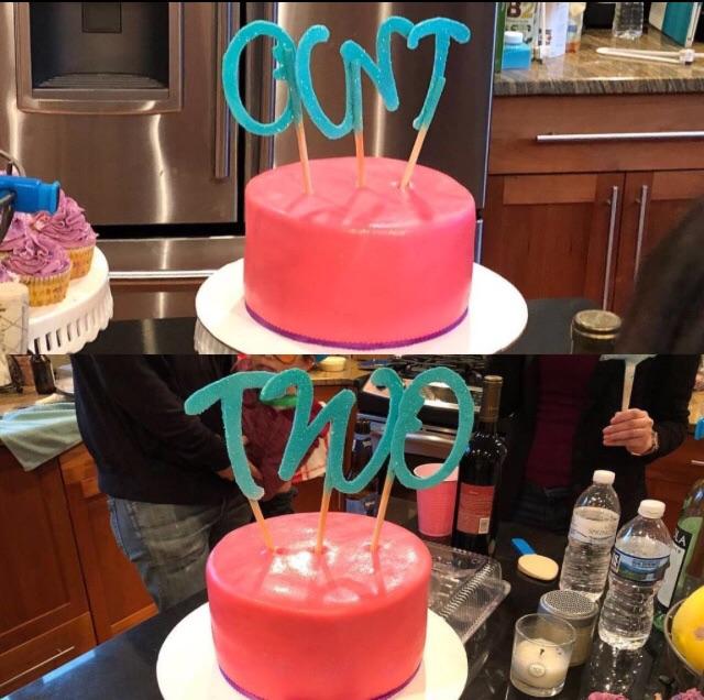 A friend’s twoyear old’s birthday cake r/CrappyDesign