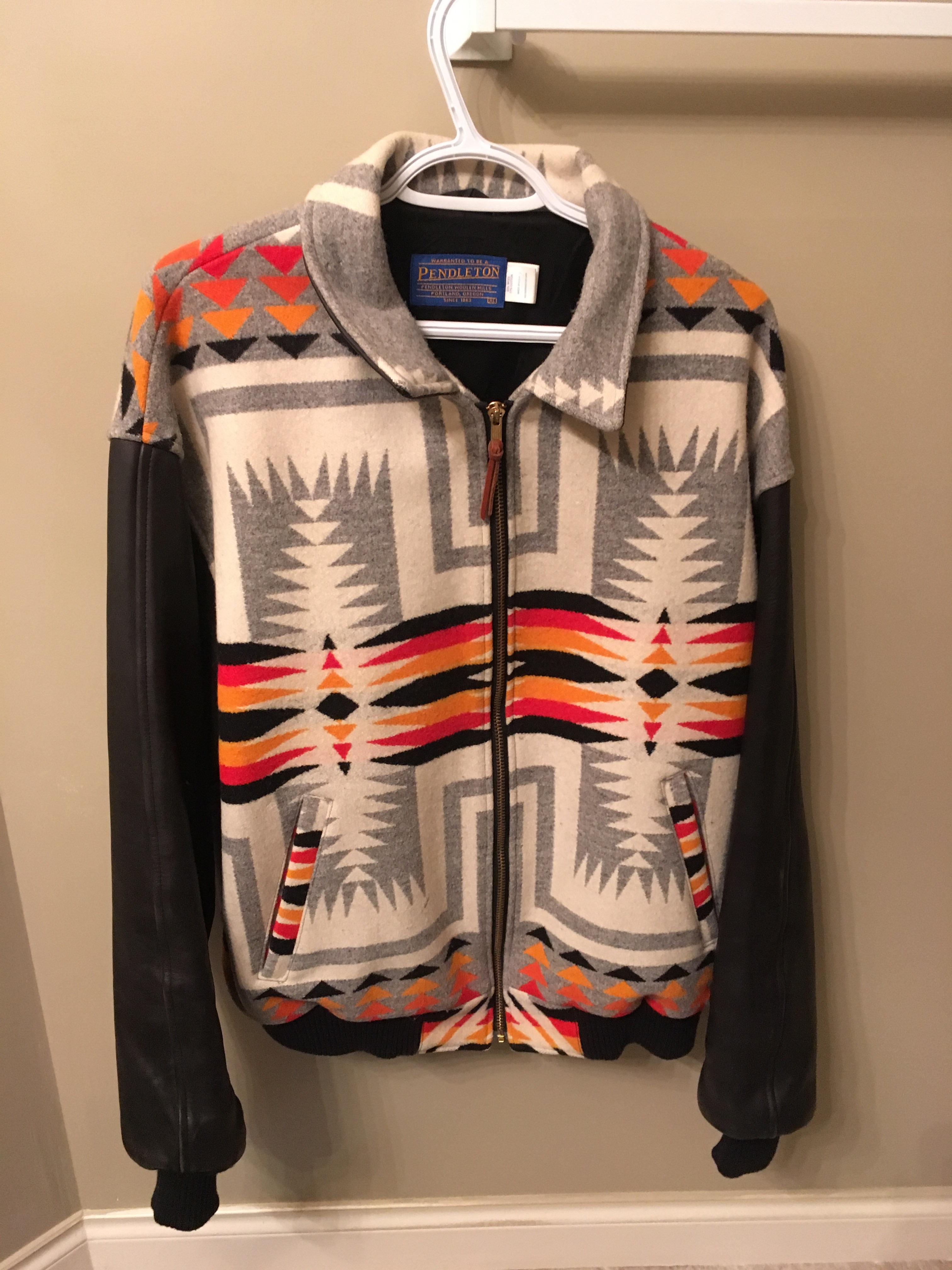 Pendleton wool/leather jacket. 25 dollars r/ThriftStoreHauls