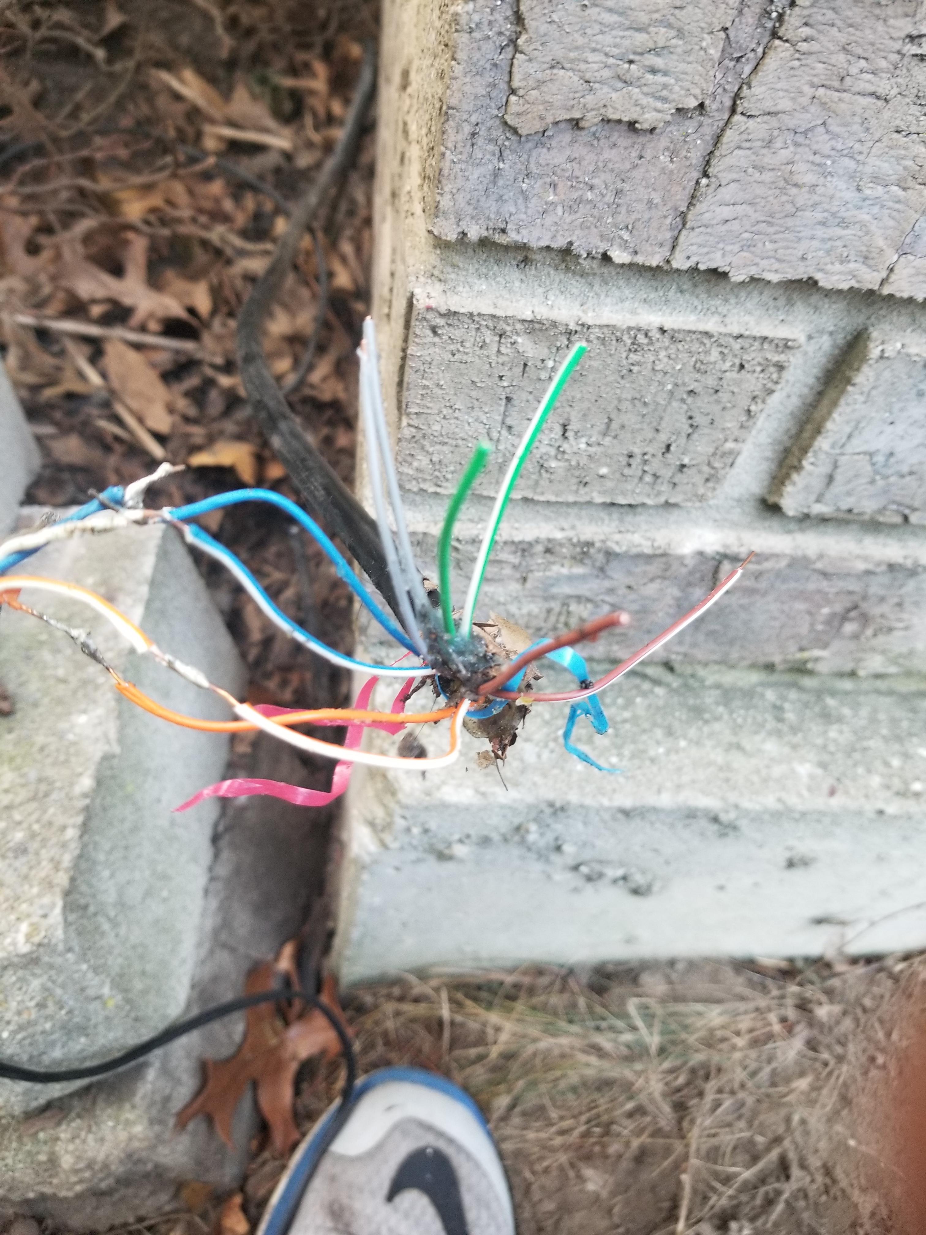 So I accidentally cut the wires because I was getting rid of my comcast